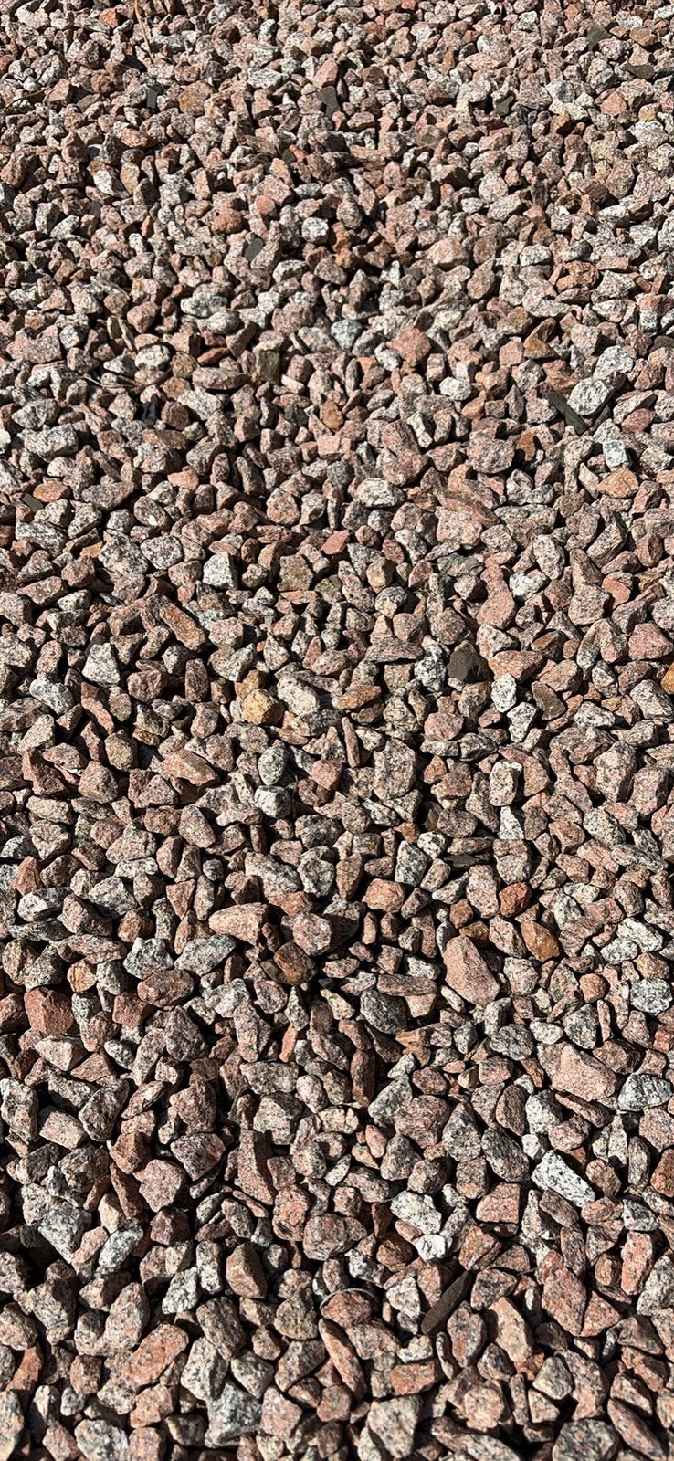 GRATIS | split/kiezels rood. ~40m2, Tuin en Terras, Ophalen, Split