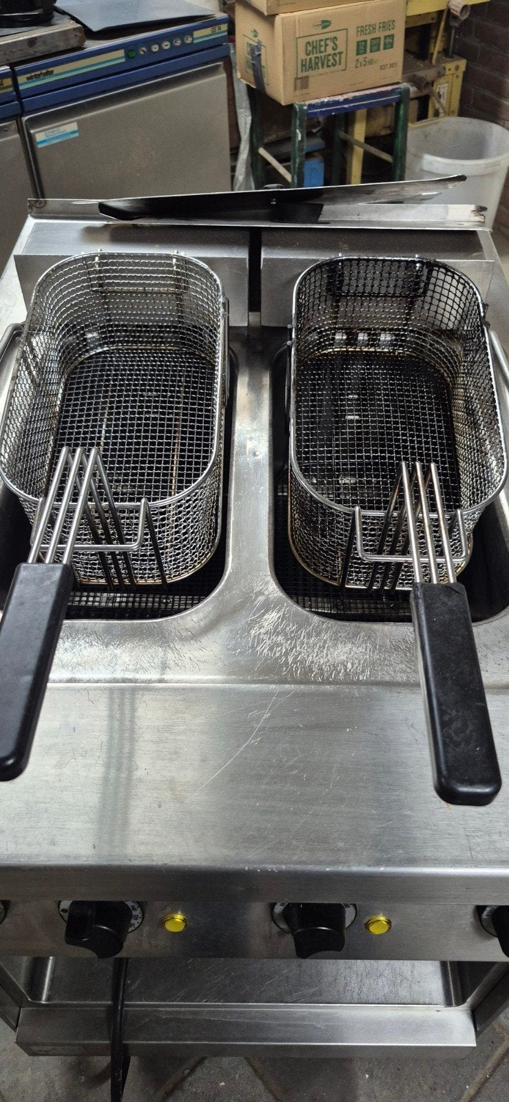 frituurpan 2pans, 4 liter of meer, Ophalen of Verzenden