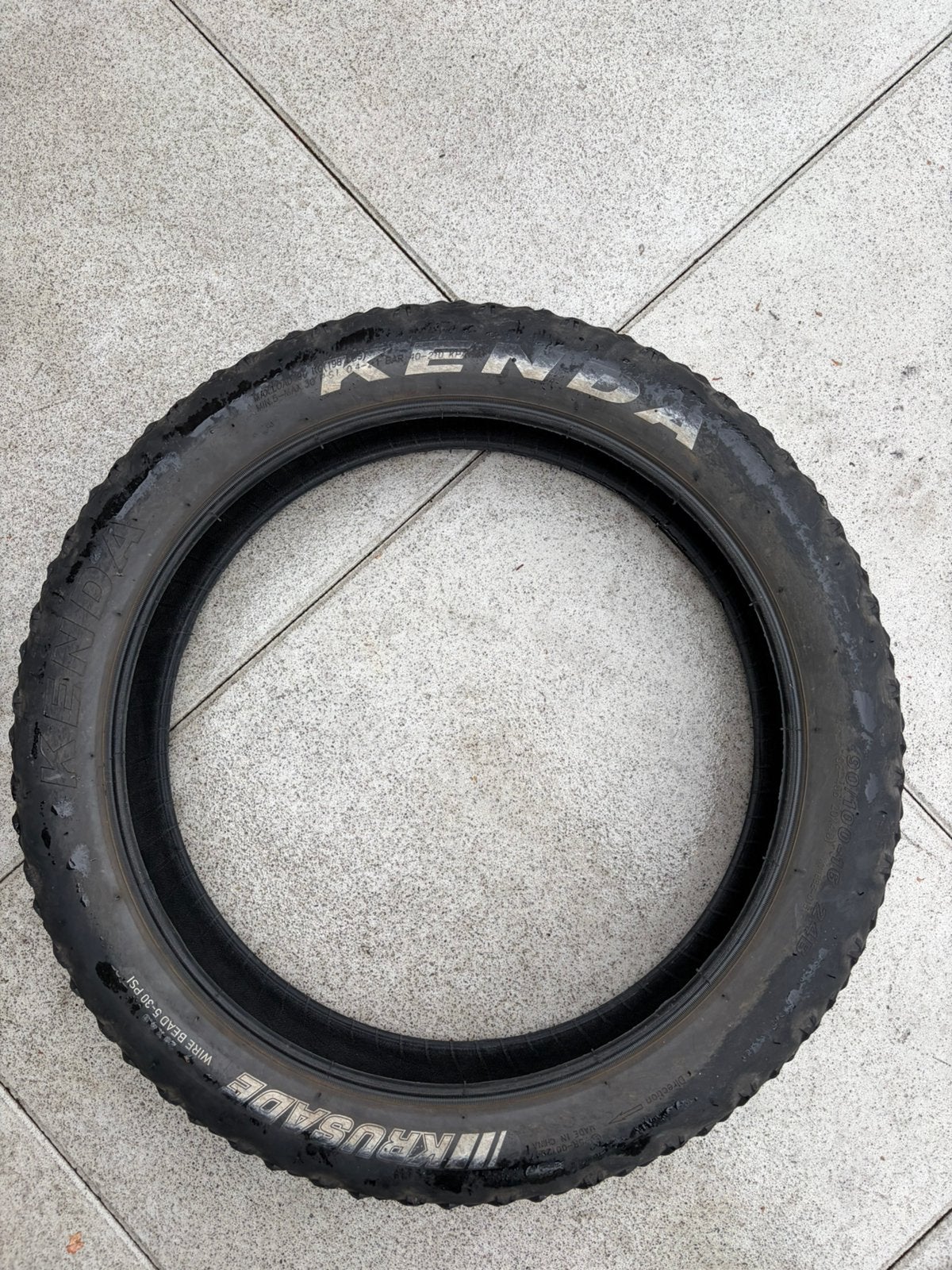 Fatbike buitenband, Ophalen, Gebruikt, Band, Fatbike