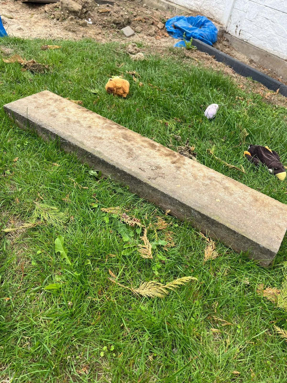 100x8x20 opsluitband ( 4 stuks ) betonband biels, Tuin en Terras, Ophalen, Gebruikt, 100 tot 200 cm, Biels