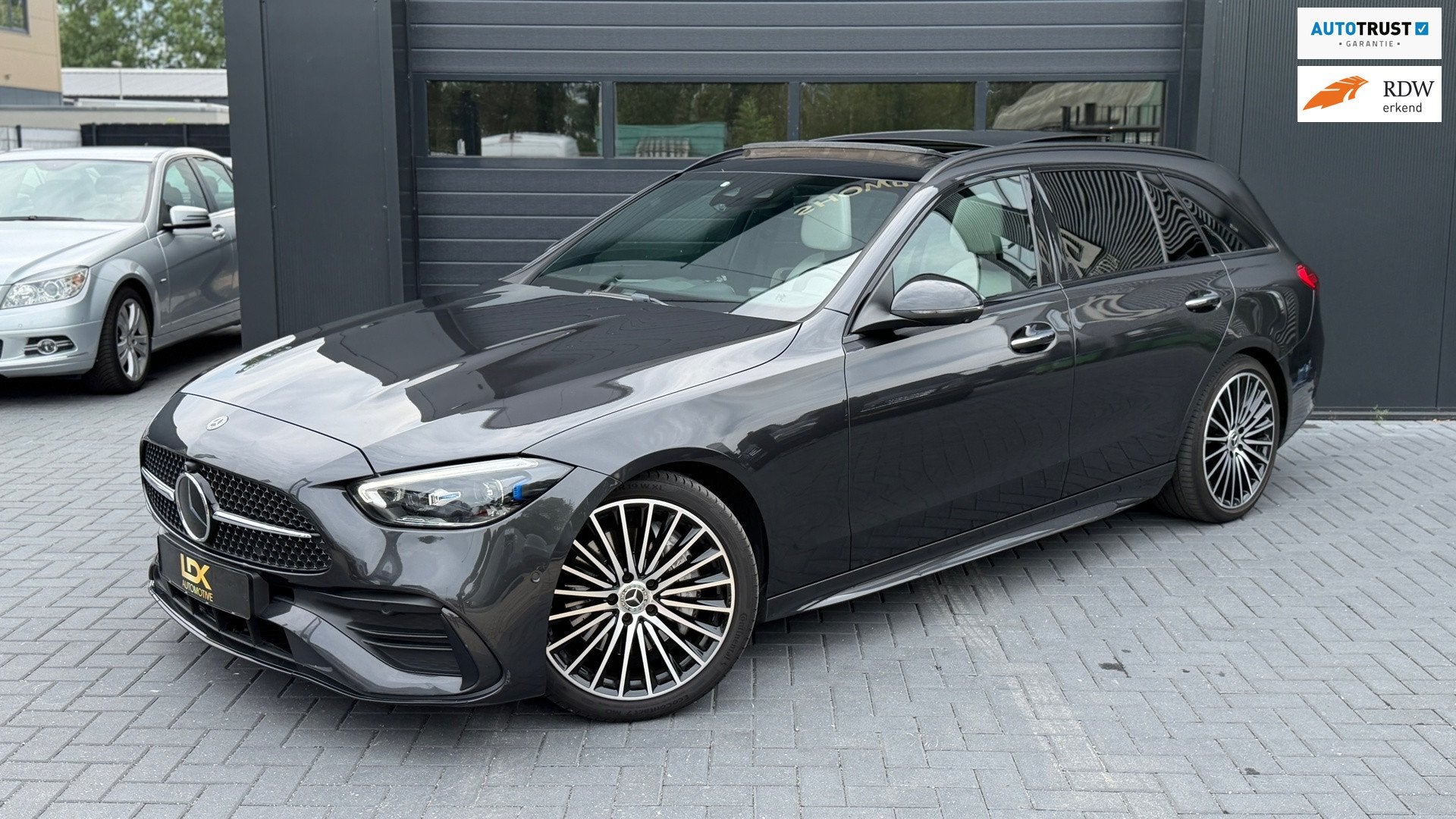 Mercedes-Benz C-klasse Estate 200 d AMG Line Pano|360|Keyl, Auto's, Automaat, Achterwielaandrijving, Euro 6, 4 cilinders