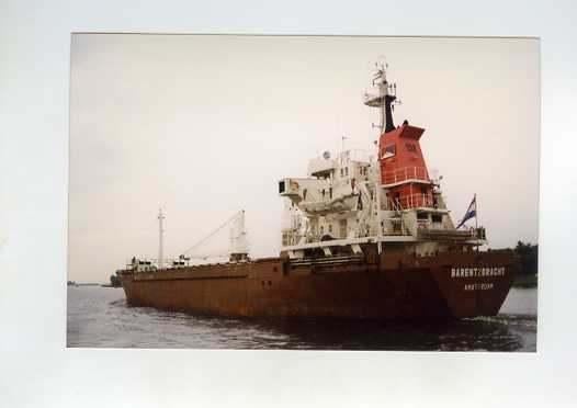 scheepvaart-foto-barentszgracht-2x, Ophalen of Verzenden, Zo goed als nieuw, Motorboot, Boek of Tijdschrift