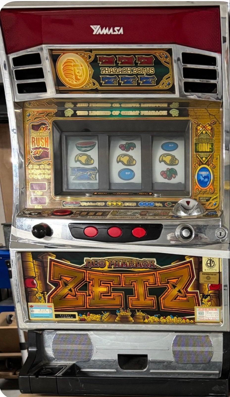 Yamasa Neo Pharaoh ZETZ Gokkast - Japanse Pachislo, Gebruikt, Xxx, Xxx, Xxx