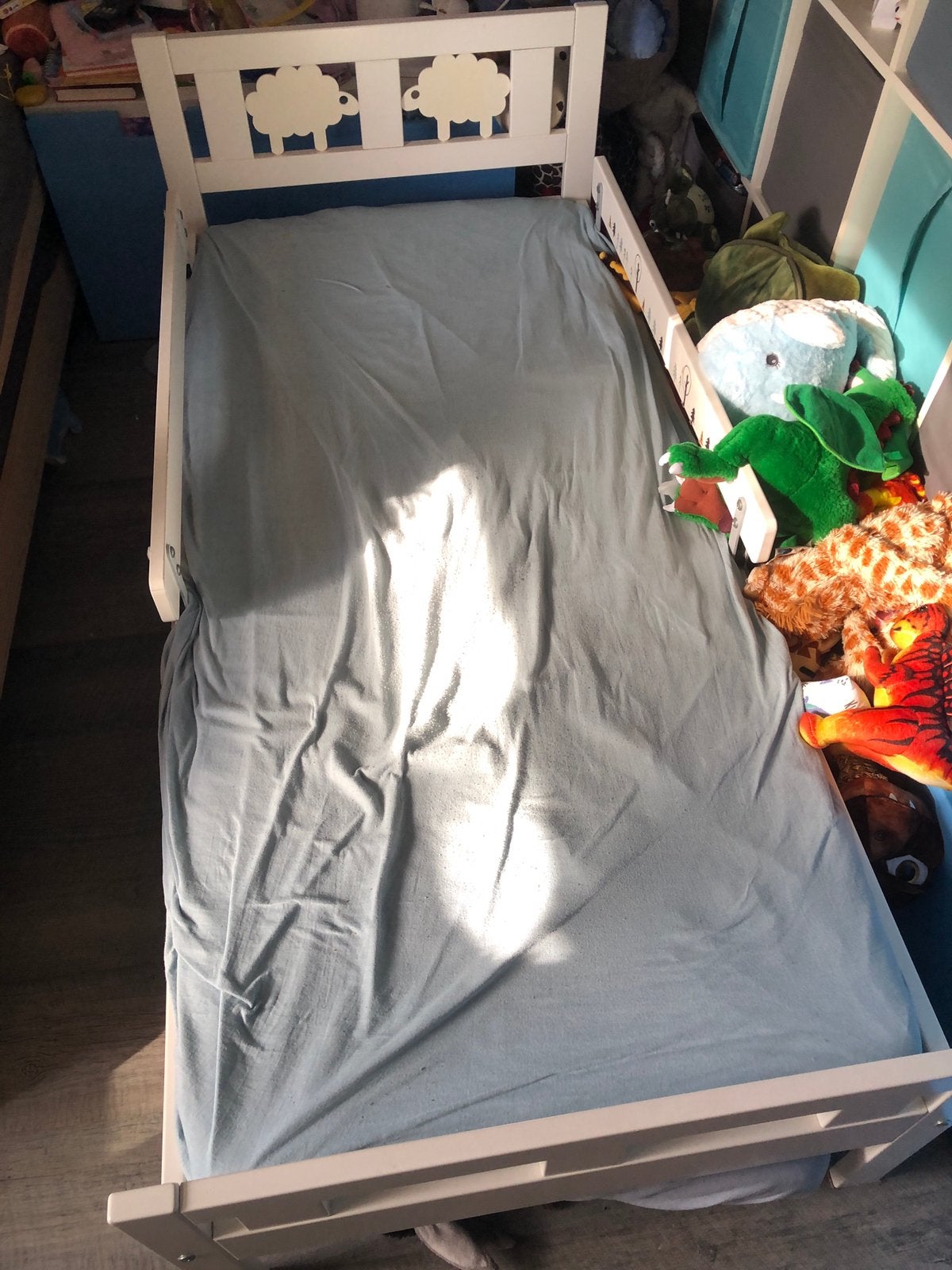 Peuterbed ikea, Kinderen en Baby's, Ophalen, 70 tot 85 cm, 140 tot 160 cm, Zo goed als nieuw