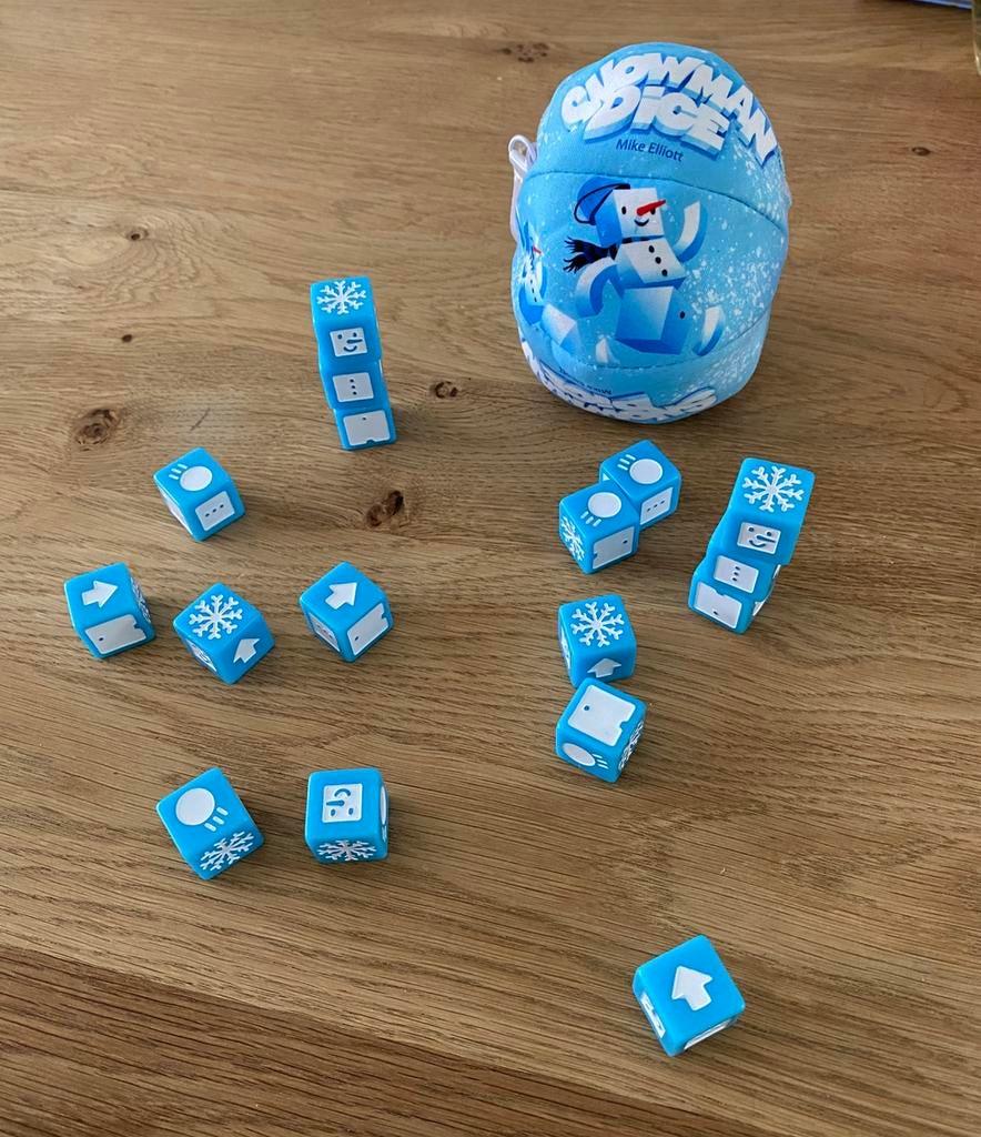 Snowman dice dobbelspel, Ophalen, Zo goed als nieuw