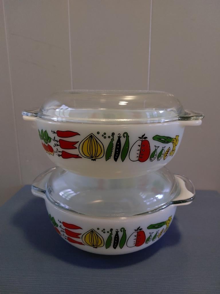 Vintage Pyrex JAJ Harvest Ovenschalen Zgan, Huis en Inrichting, Keuken | Servies, Overige typen, Ophalen of Verzenden, Overige stijlen