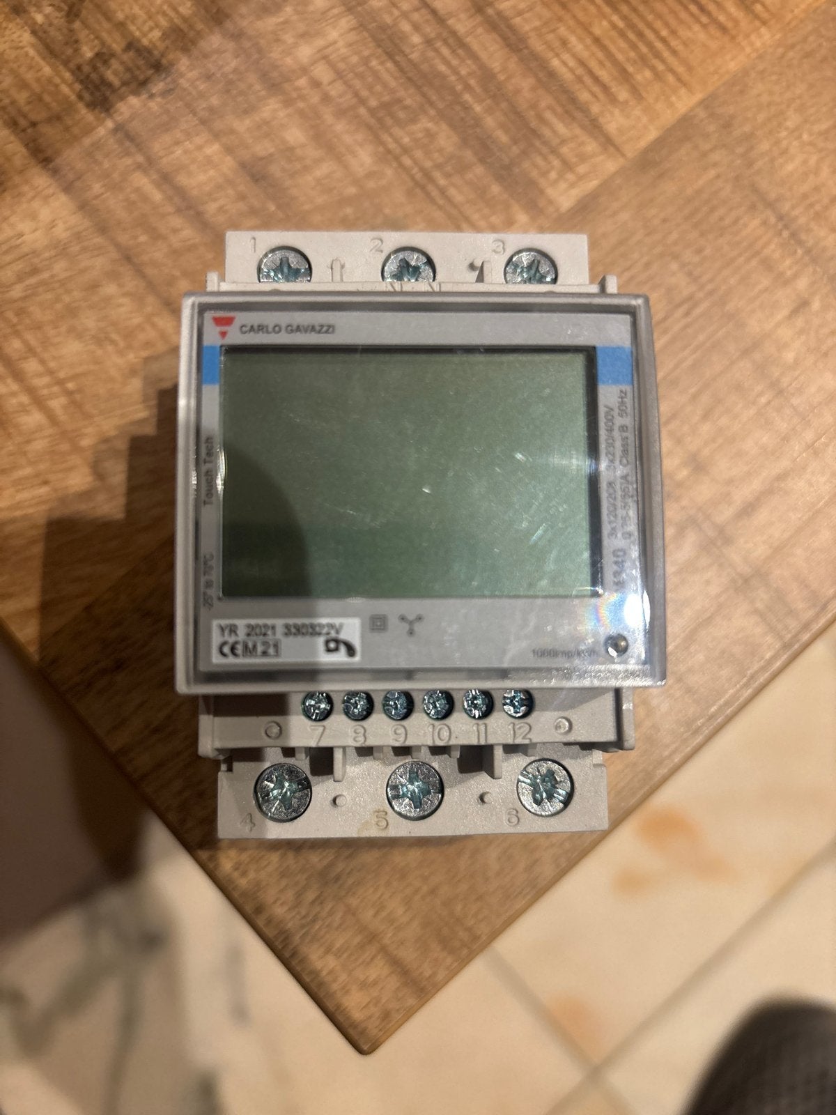 Carlo Gavazzi Energiemeter - Zo goed als nieuw, Hobby en Vrije tijd, Ophalen of Verzenden, Zo goed als nieuw