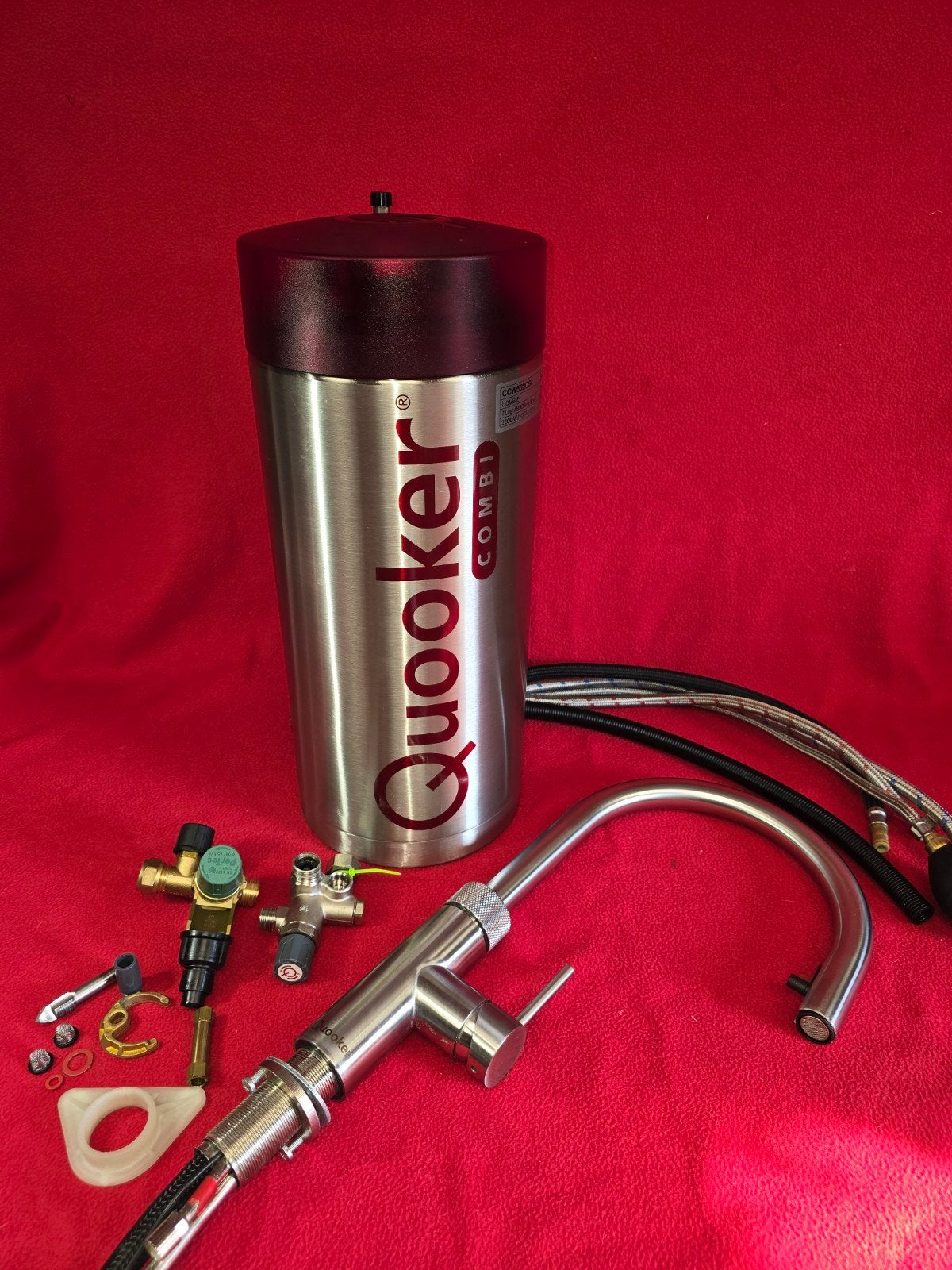 Combi Quooker 2.2 met een FLEX RVS kraan, Huis en Inrichting, Ophalen, Gebruikt, Minder dan 50 cm, Minder dan 100 cm