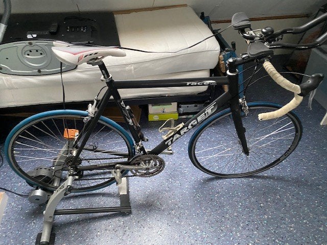 nette racefiets met eventueel een taxs traner erbij, 28 inch, Gebruikt, Velgrem, 57 tot 61 cm