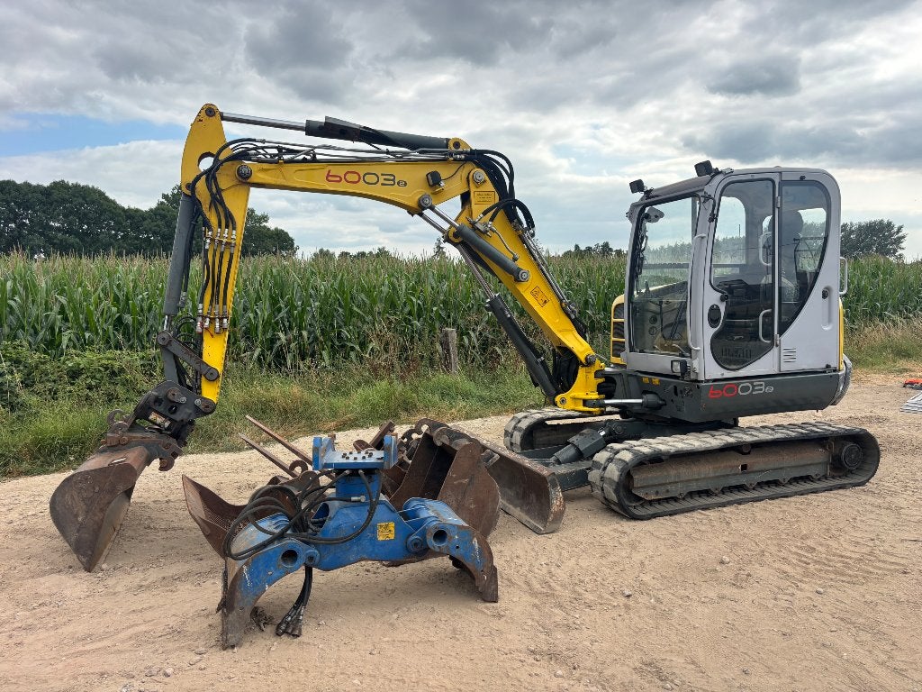 Wacker neuson 6003 graafmachine midigraver complete set!, Ophalen, Graafmachine