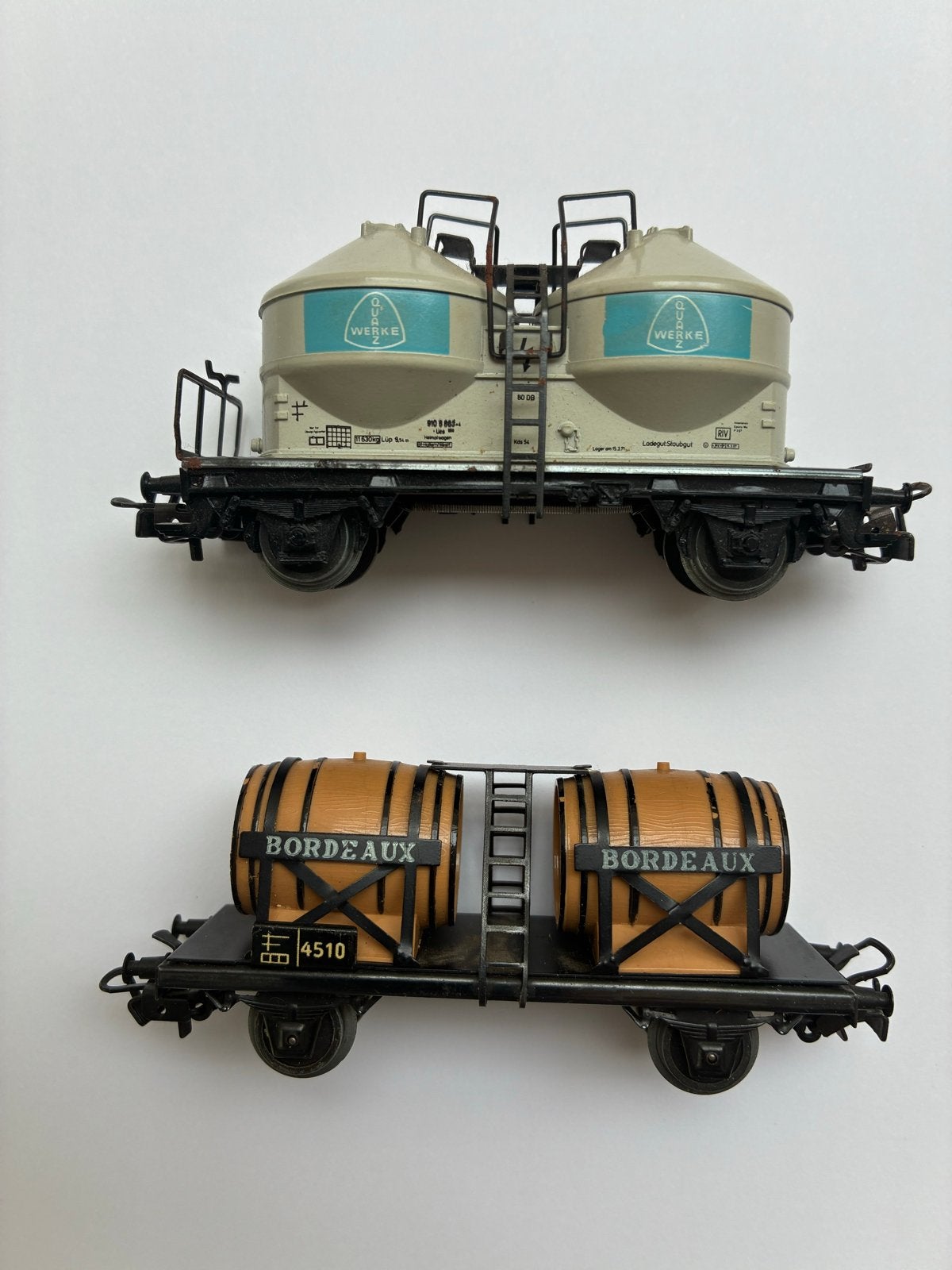 Marklin 2 vatenwagons 4510 & 4661 (in doos), Ophalen, Gebruikt