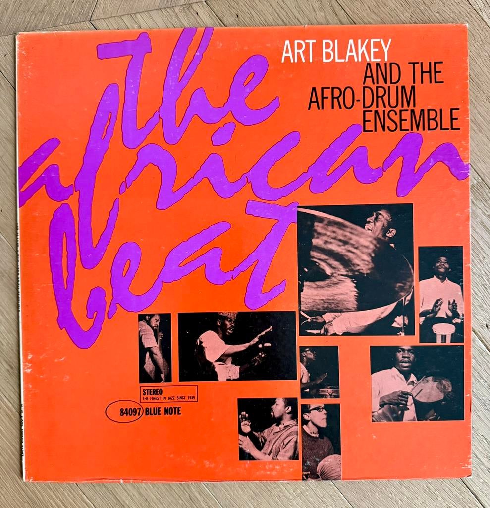 Art Blakey & The Afro-Drum Ensemble - The African Beat, 1980 tot heden, Overige formaten, Ophalen of Verzenden, Zo goed als nieuw