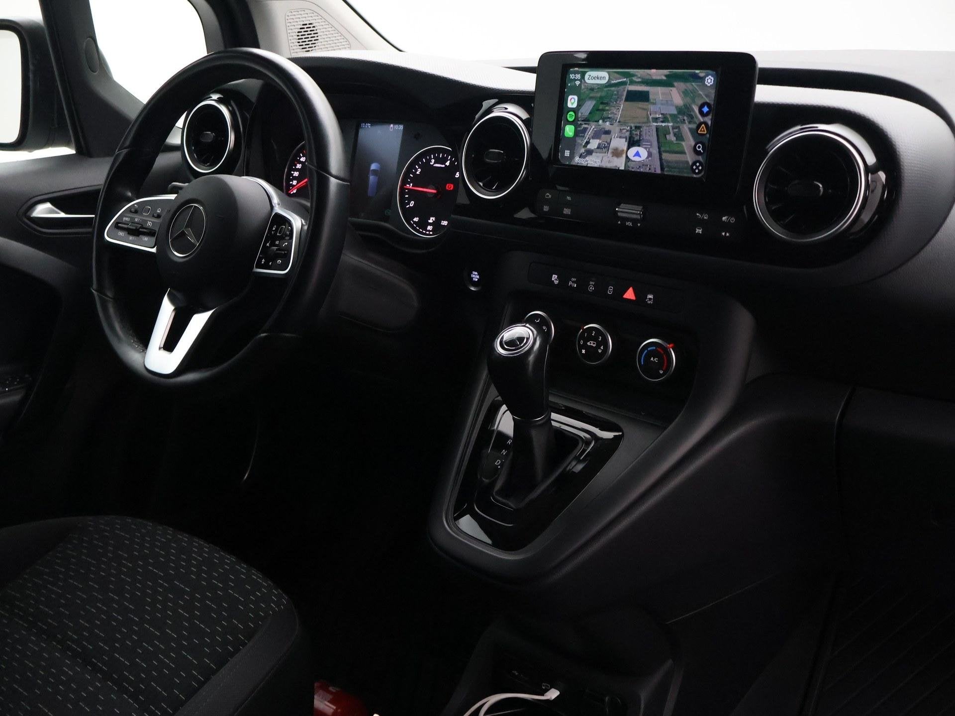 Mercedes-Benz Citan 113 BENZINE 130 PK AUTOMAAT PRO + CAMERA, Gebruikt, Euro 6, 4 cilinders, Bedrijf