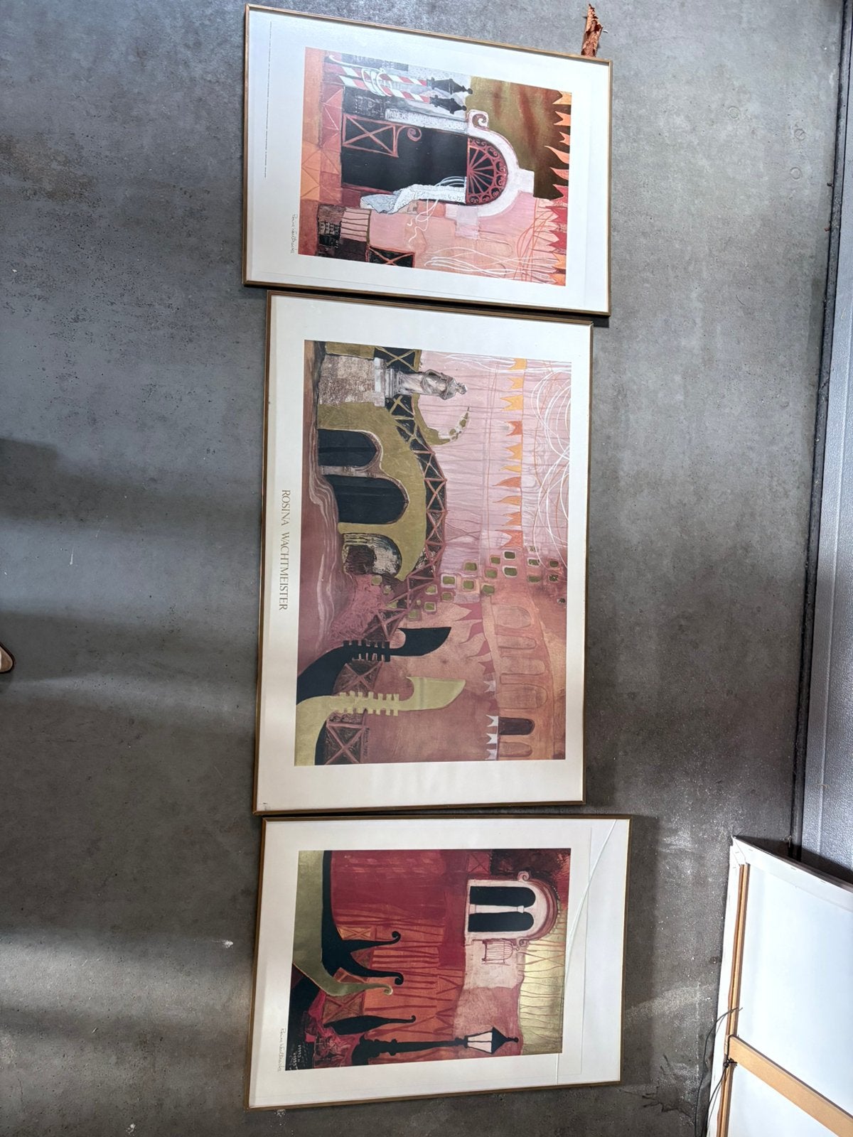 Rosina wachmeister print drieluik, Ophalen, Gebruikt