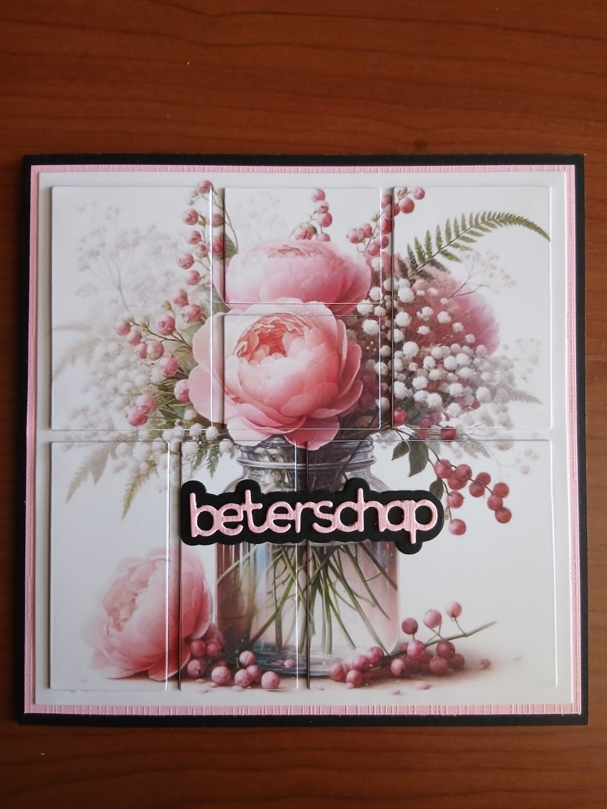 kaart beterschap bloemen 87 = 1,75, Ophalen of Verzenden, Zo goed als nieuw, Overige thema's