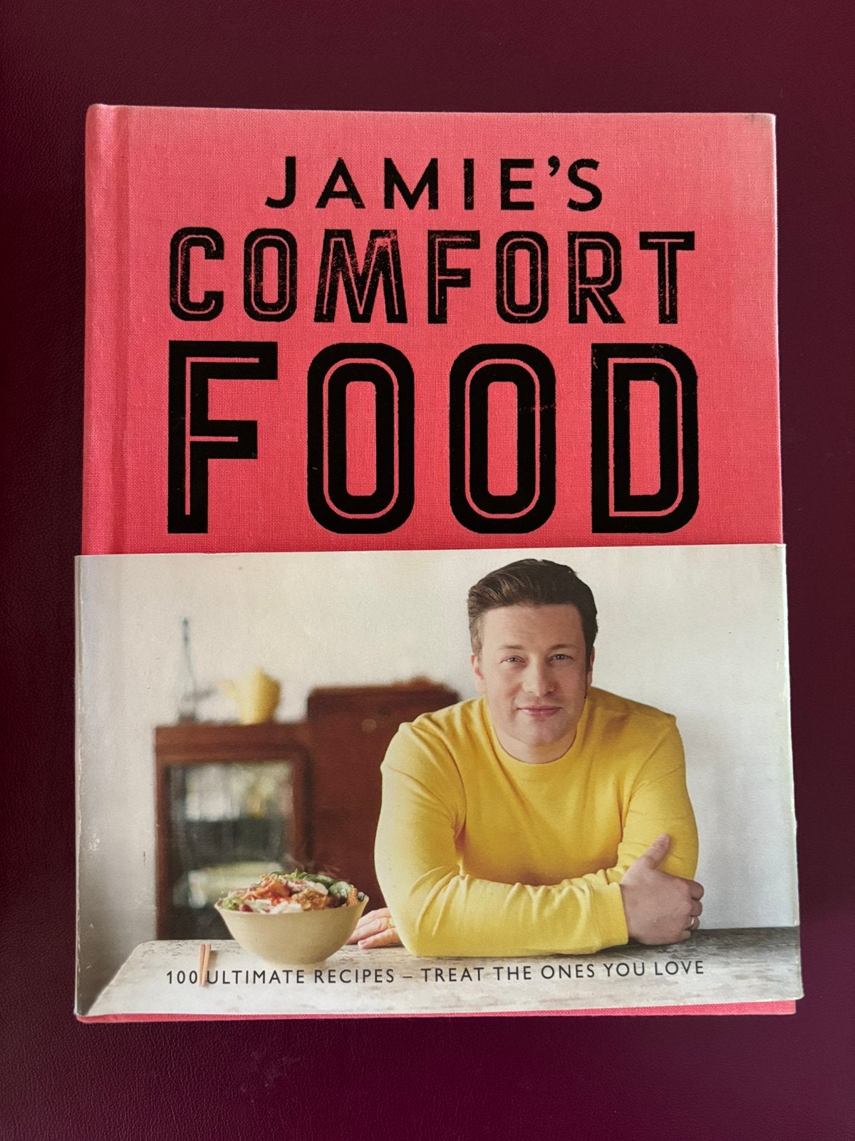 Jamie Oliver – Comfort Food - Gesigneerd - Engelstalig, Boeken, Gelezen, Hoofdgerechten, Ophalen of Verzenden, Overige gebieden