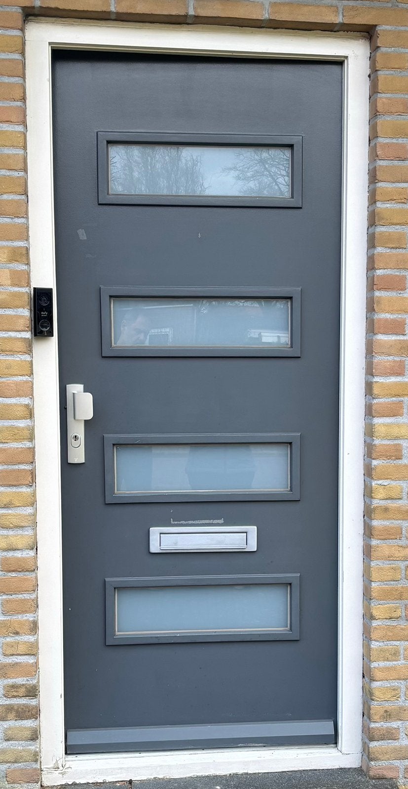 Stevige voordeur met 3-puntsluiting, Ophalen, Zo goed als nieuw, Buitendeur, 200 tot 215 cm