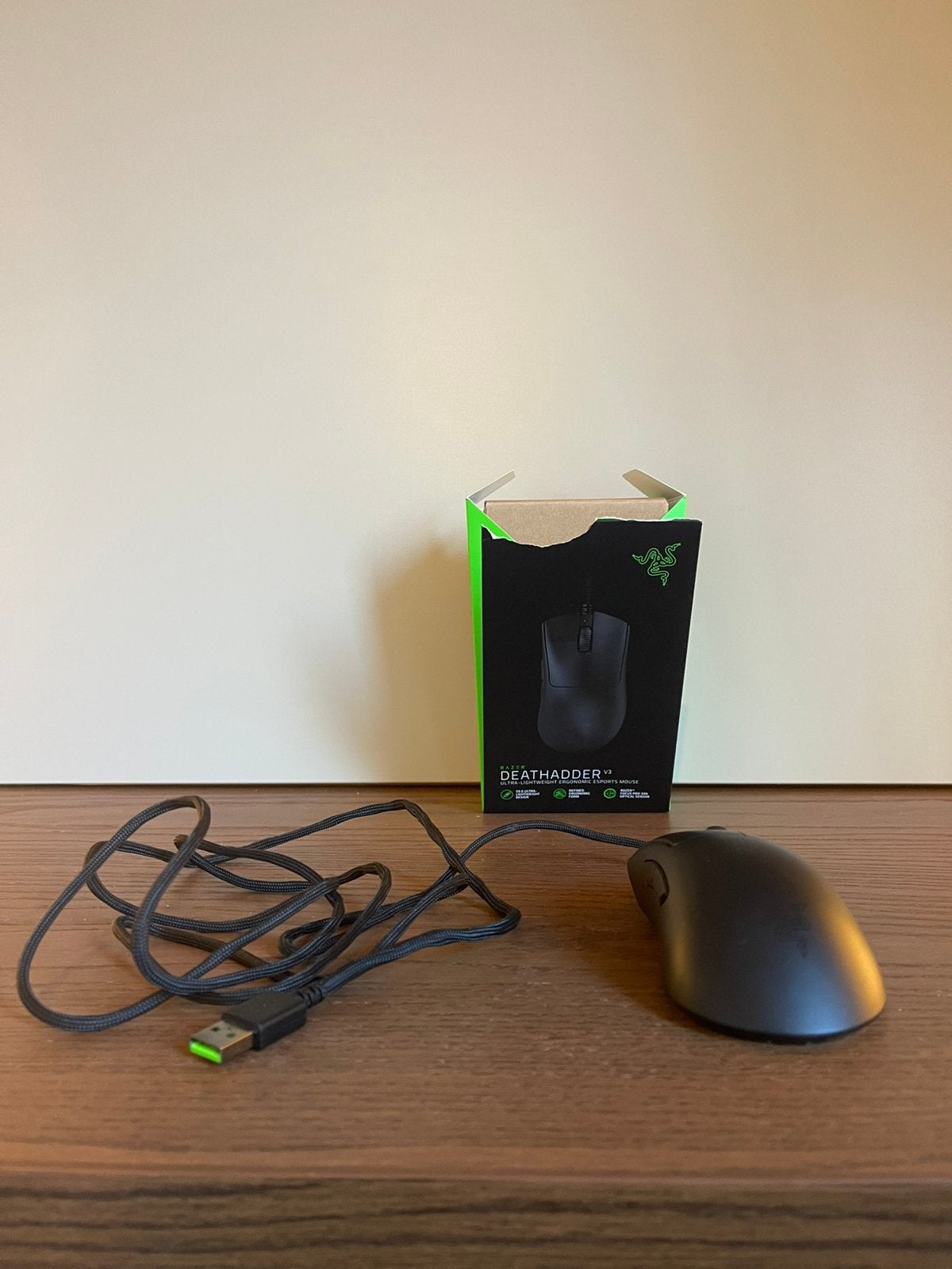 Razer Deathadder V3 Mouse, Ophalen, Zo goed als nieuw, Controller