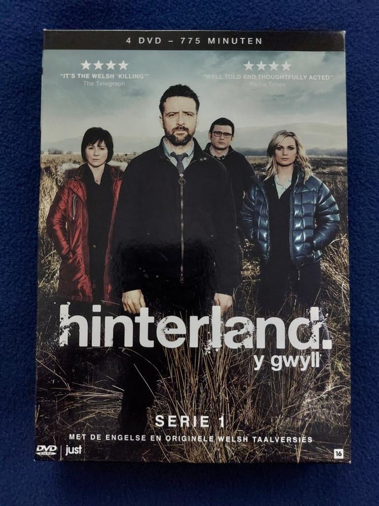 Hinterland Serie 1 - 4 DVD Boxset - Detective/Krimi, Cd's en Dvd's, Boxset, Ophalen of Verzenden, Zo goed als nieuw, Vanaf 12 jaar