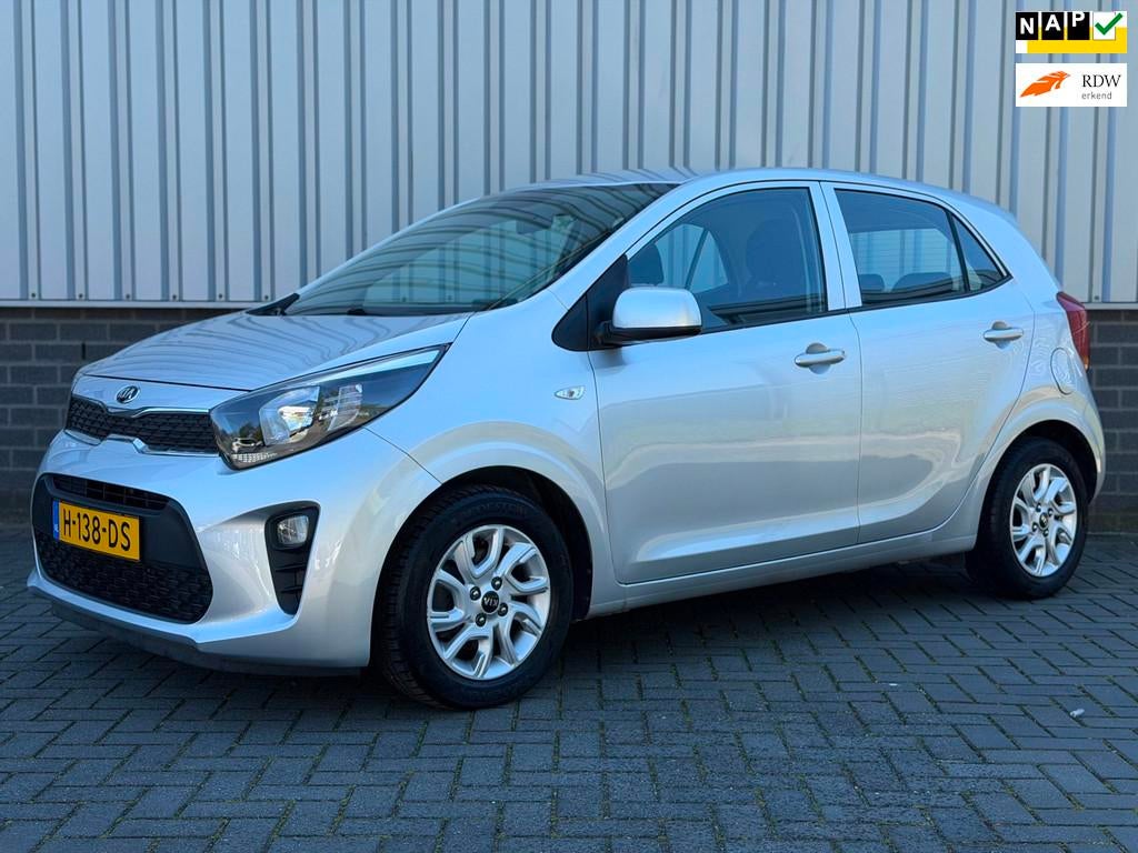 Kia Picanto 1.0 CVVT DynamicLine |Navi|Camera|PDC|CruiseCtrl, Auto's, Kia, Voorwielaandrijving, Stof, Gebruikt, Origineel Nederlands