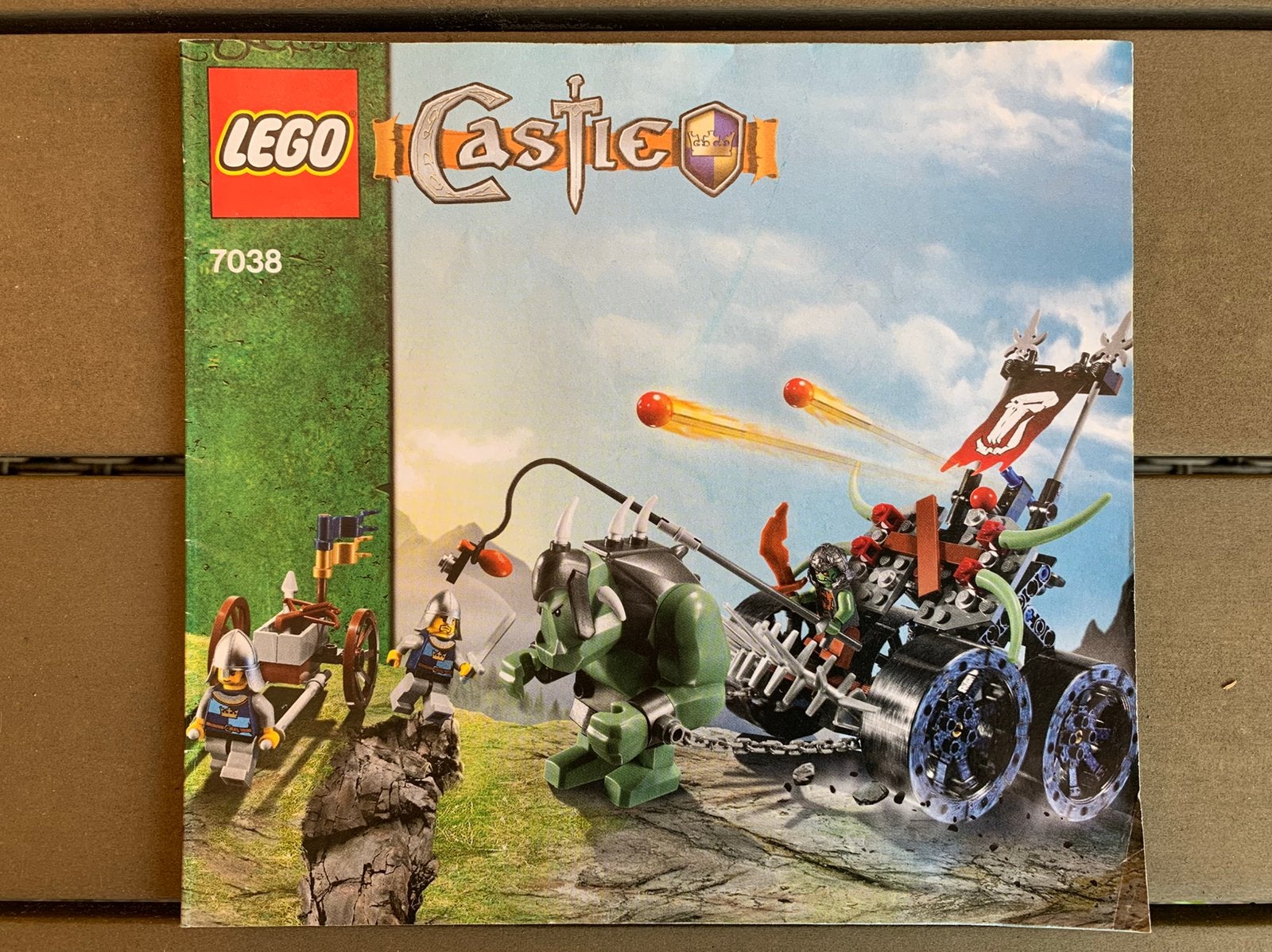 Bouwtekening Lego Castle 7038 Troll Assault Wagon, Kinderen en Baby's, Speelgoed | Duplo en Lego, Lego, Overige typen, Ophalen of Verzenden