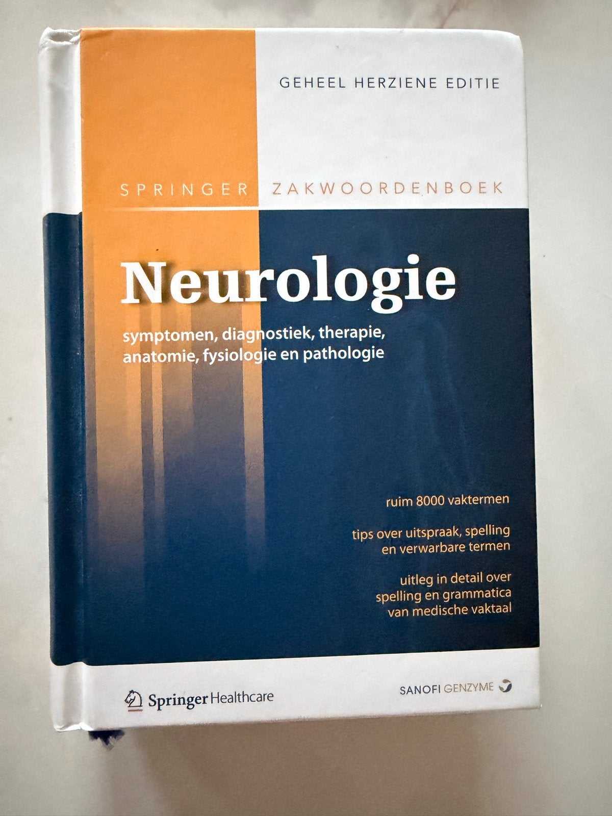 Springer Zakwoordenboek Neurologie - Geheel Herzien, Boeken, Ophalen of Verzenden, Zo goed als nieuw, Overige uitgevers, Nederlands