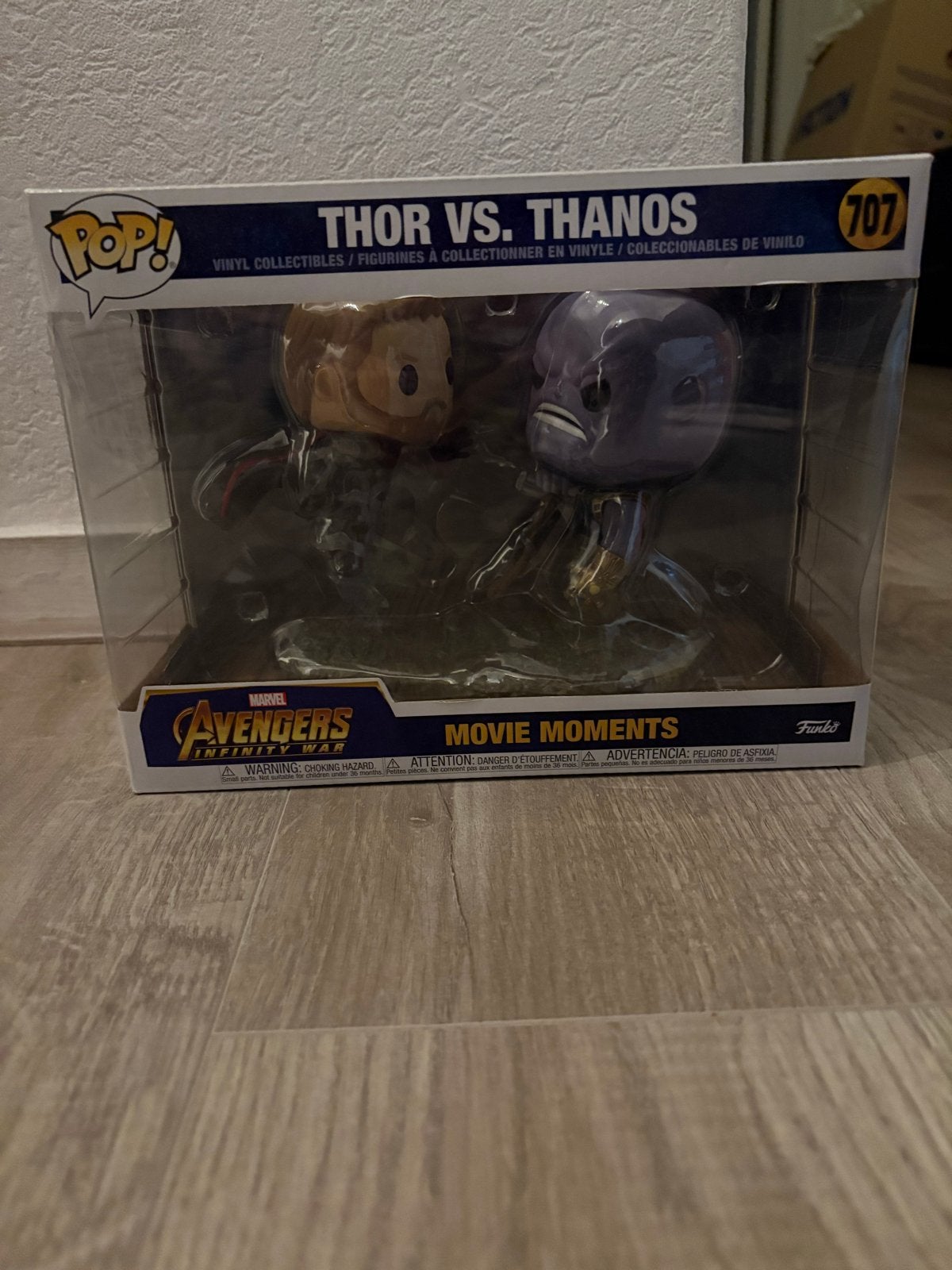 Funko Pop! Movie Moments Thor vs. Thanos #707 Nieuw, Ophalen of Verzenden, Zo goed als nieuw