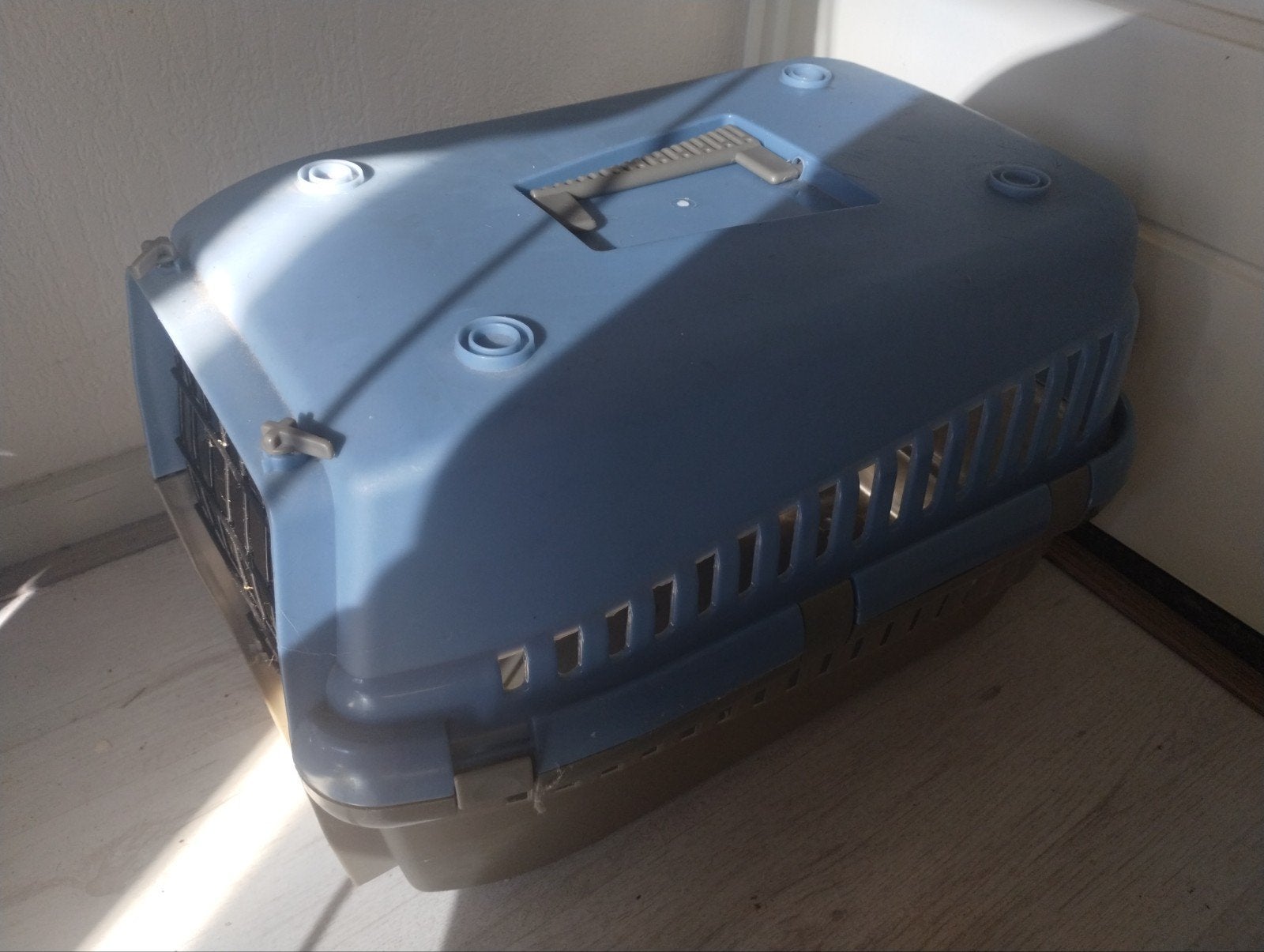 Katten transport box, Ophalen