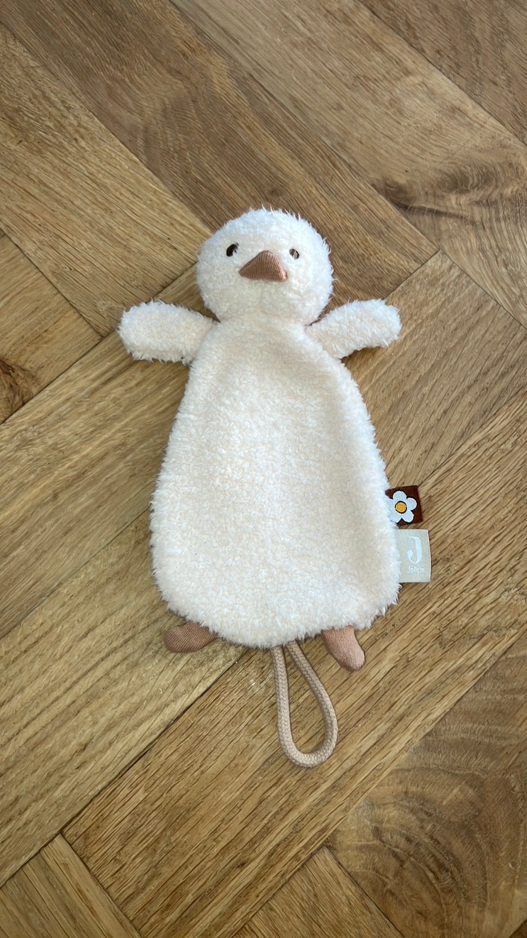 Jollein eend speendoekje, Kinderen en Baby's, Speelgoed | Knuffels en Pluche, Ophalen of Verzenden, Zo goed als nieuw, Eend