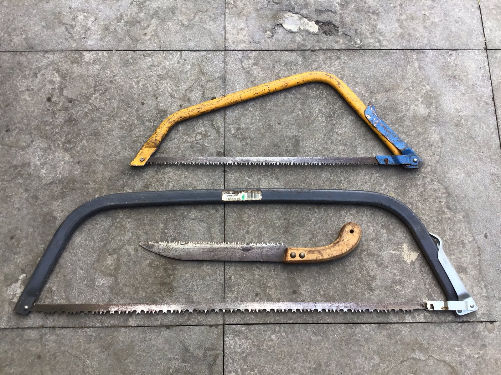 3x boomzaag, Ophalen, Gebruikt
