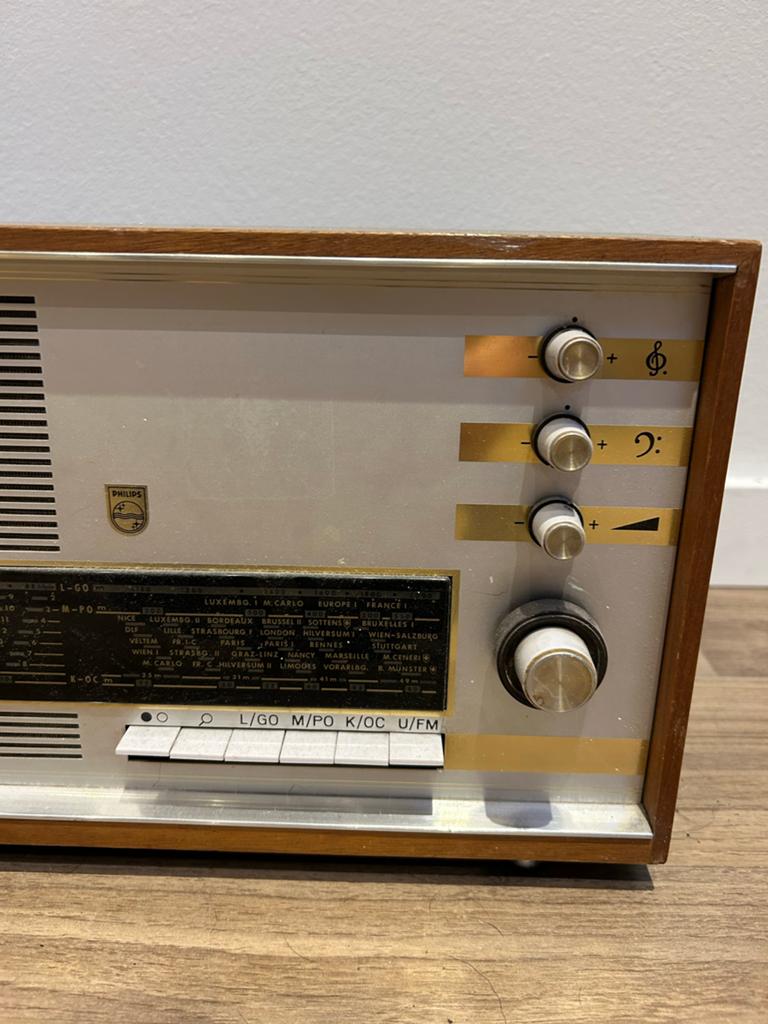 Antieke Philips radio - Decoratief object, Antiek en Kunst, Antiek | Tv's en Audio, Ophalen