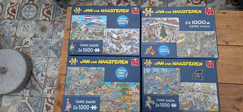 Puzzels van Haasteren, Ophalen, 500 t/m 1500 stukjes, Zo goed als nieuw