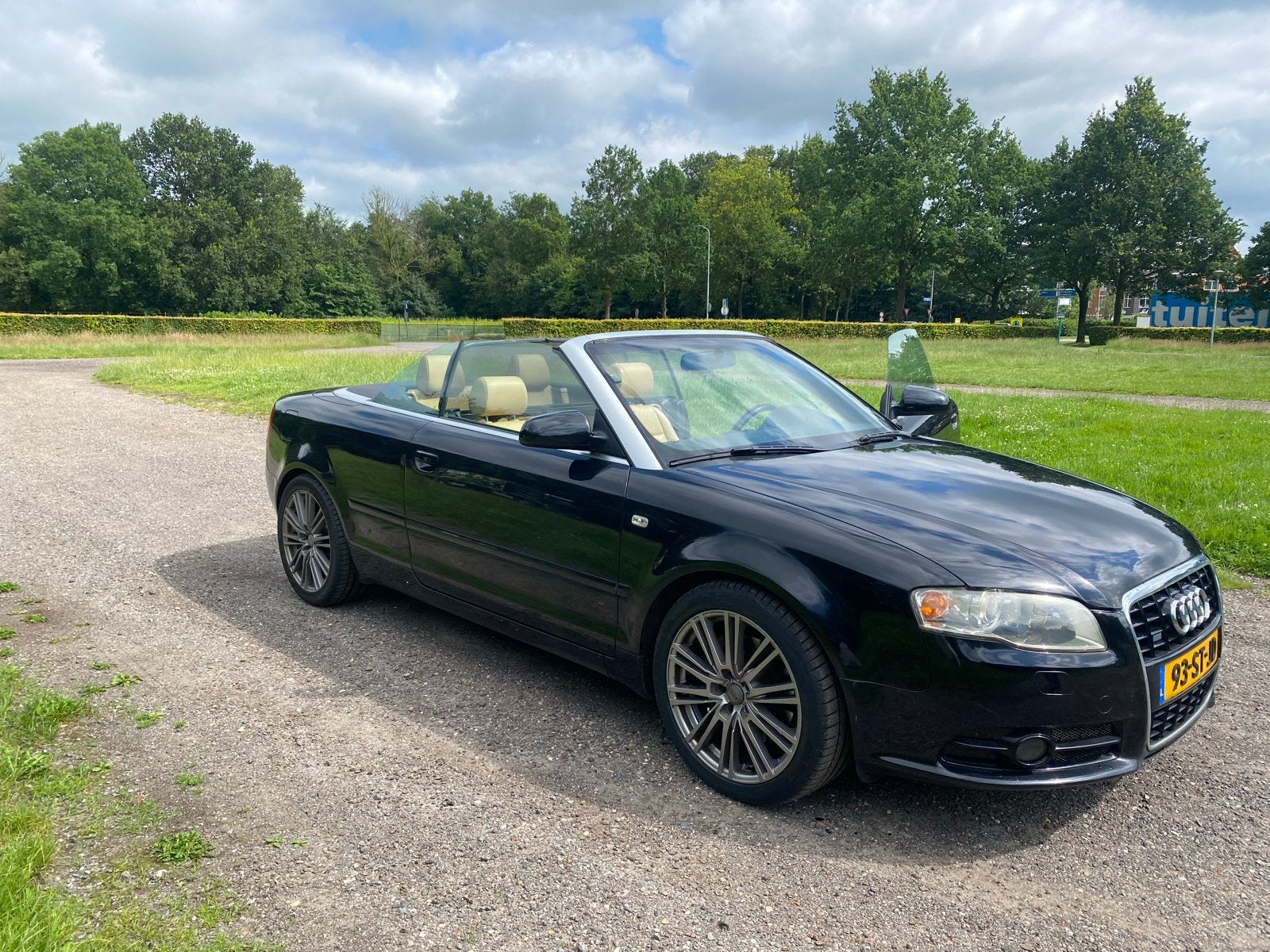 Audi A4 2.0 Tfsi 147KW Cabrio AUT 2006 Zwart APK TOT 07-2027, Auto's, Audi, 4 cilinders, 4 stoelen, A4, Zwart