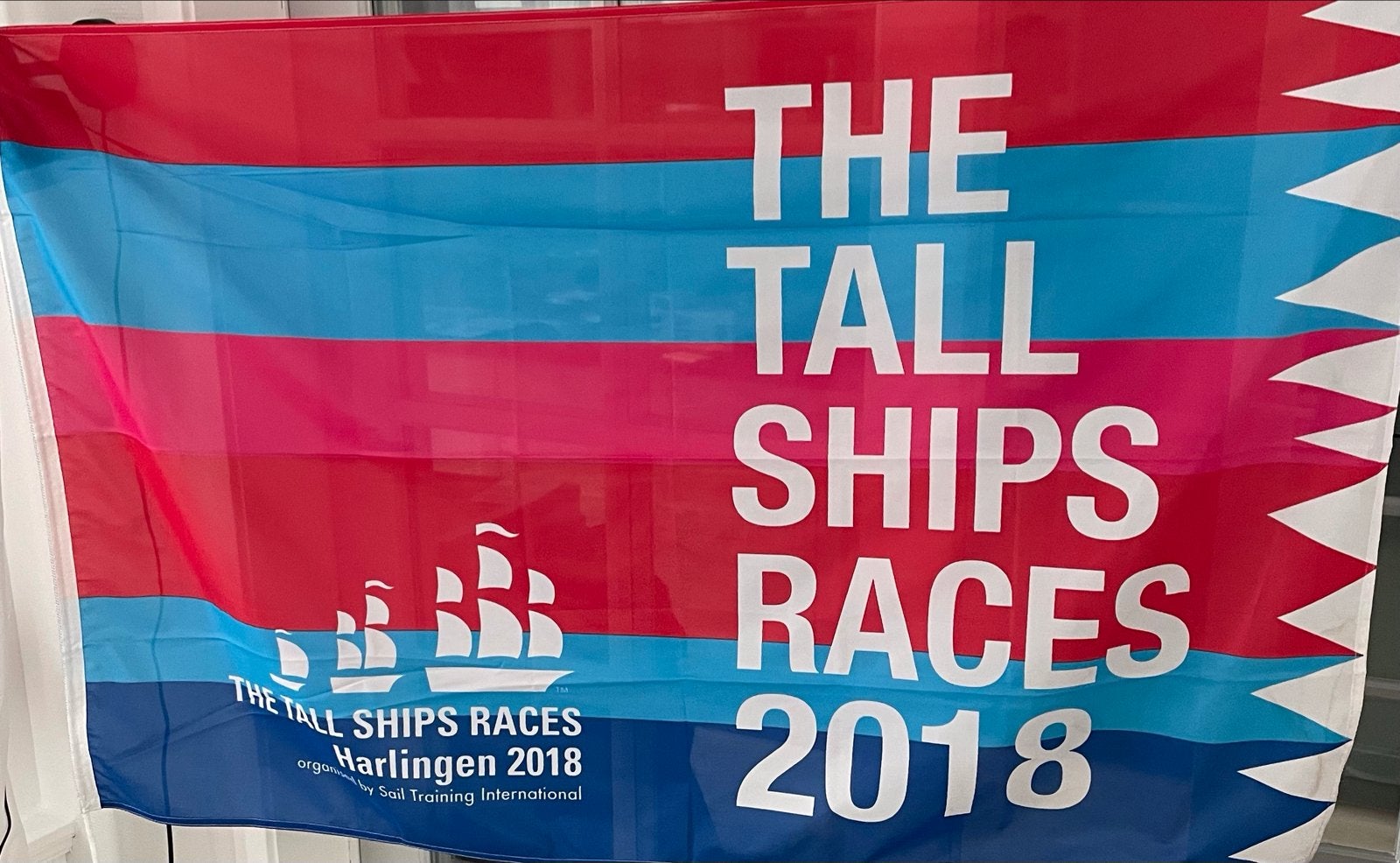 Vlag Tall Ship Races 2018, Ophalen of Verzenden, Zo goed als nieuw