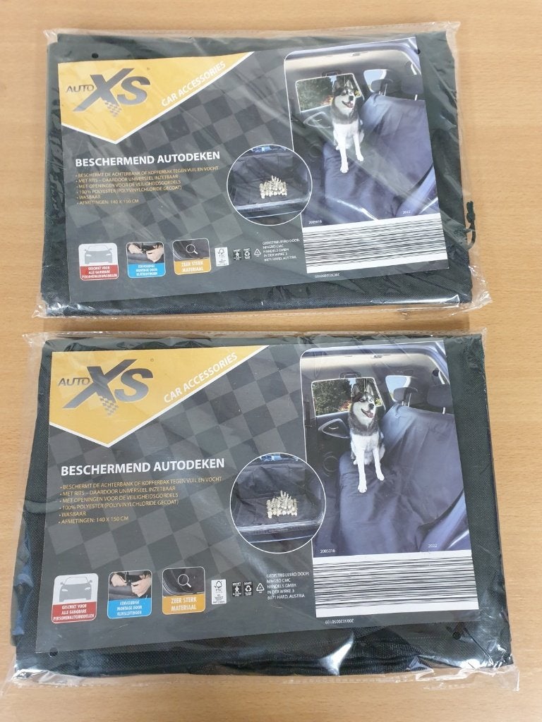2x autohoes voor achterbank of kofferbak Nieuw!!, Verzenden, Nieuw, Universeel
