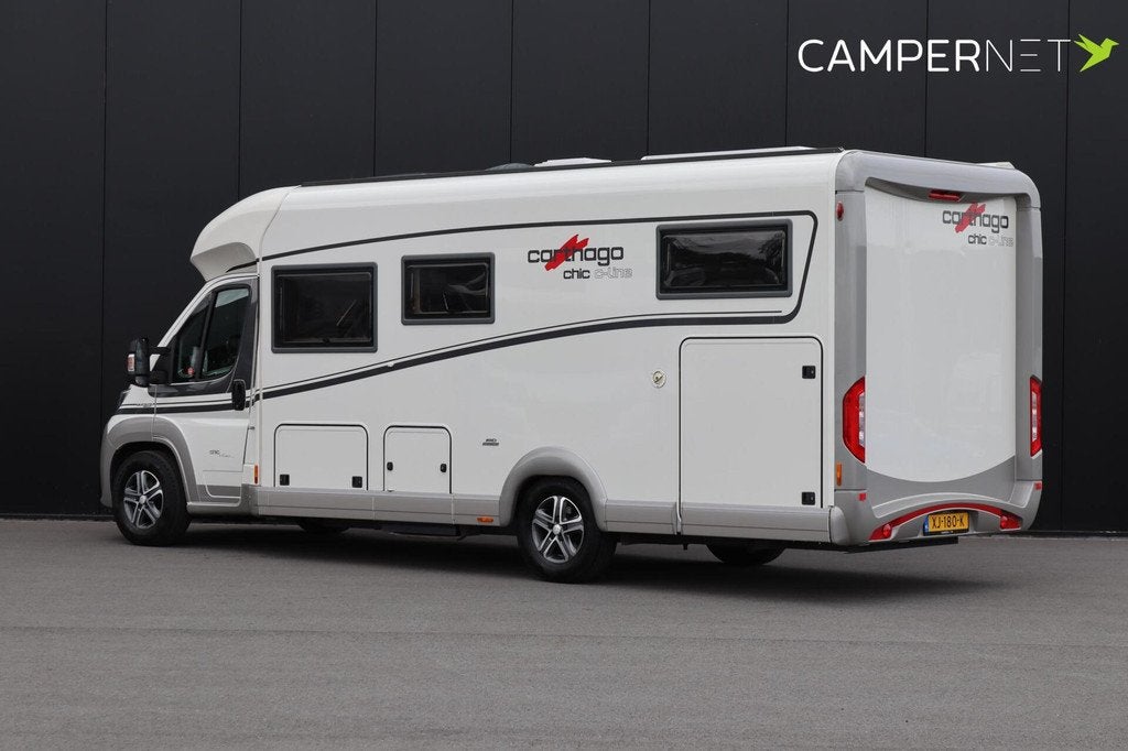 Carthago CHIC C-LINE T 4.9 150pk Multijet | Lengtebedden | O, Caravans en Kamperen, Campers, Achteruitrijcamera, Tot en met 2