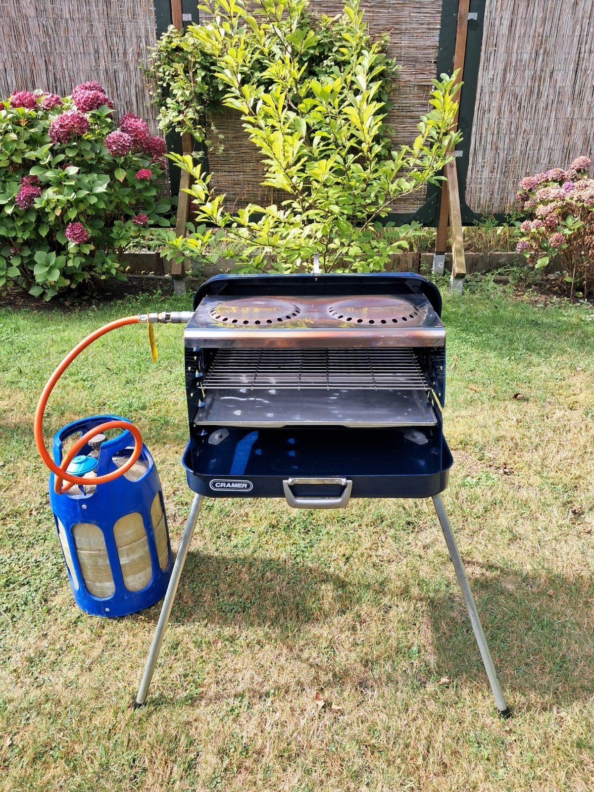 Kook en grill toestel. Cramer., Ophalen, Gebruikt
