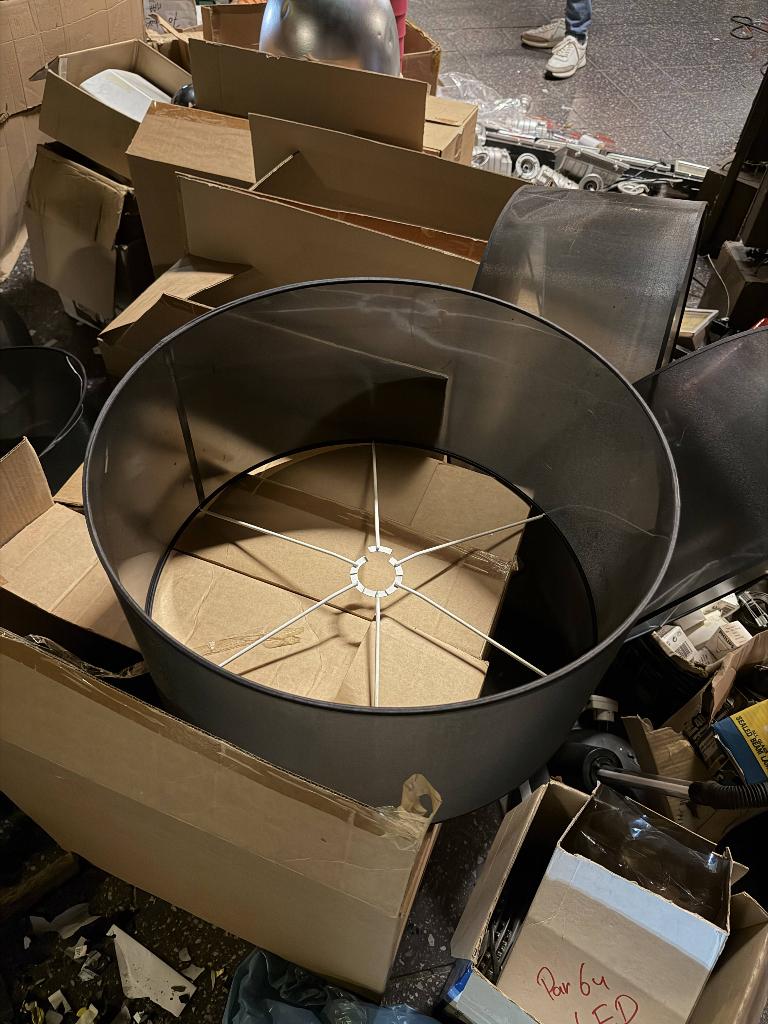 Moderne hanglamp kappen horeca / interieur nieuw in doos, Ophalen, Nieuw, Minder dan 50 cm