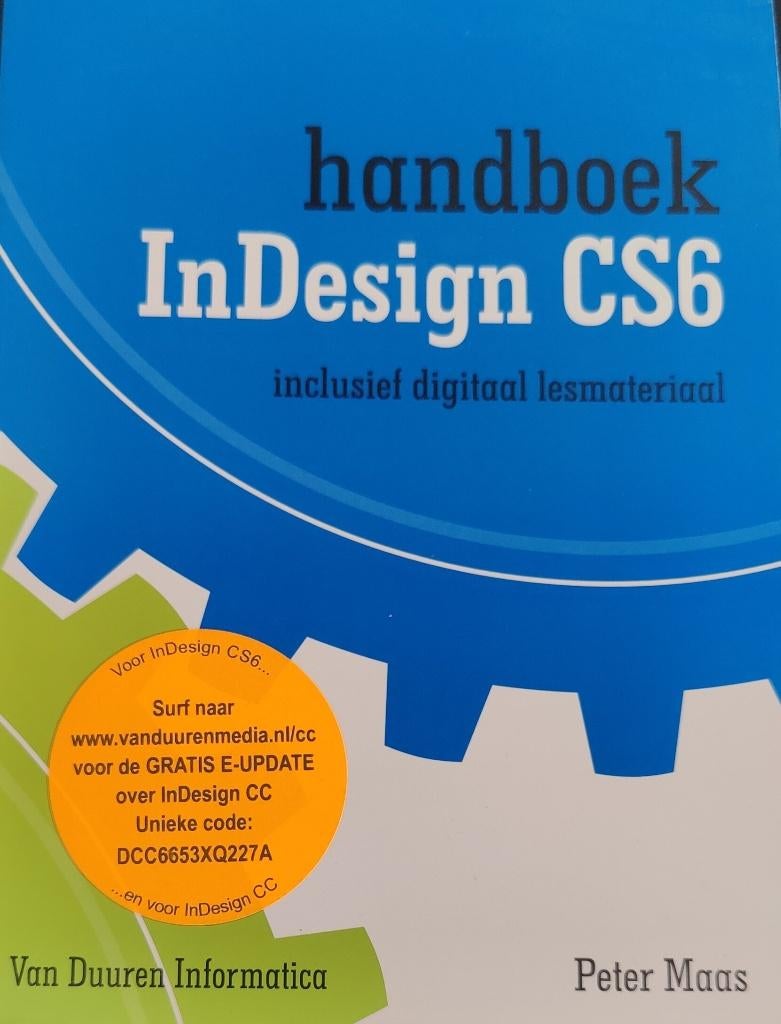 Handboek Indesign CS6, Ophalen, Software, Zo goed als nieuw, Peter Maas