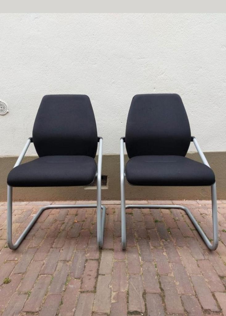 Sedus vergaderstoel ( 2 stuks ), Ophalen, Gebruikt, Zwart, Twee
