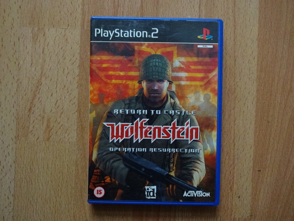 PS2 Wolfenstein , Sony PlayStation 2 Game, Gebruikt, Shooter, 1 speler, Ophalen of Verzenden
