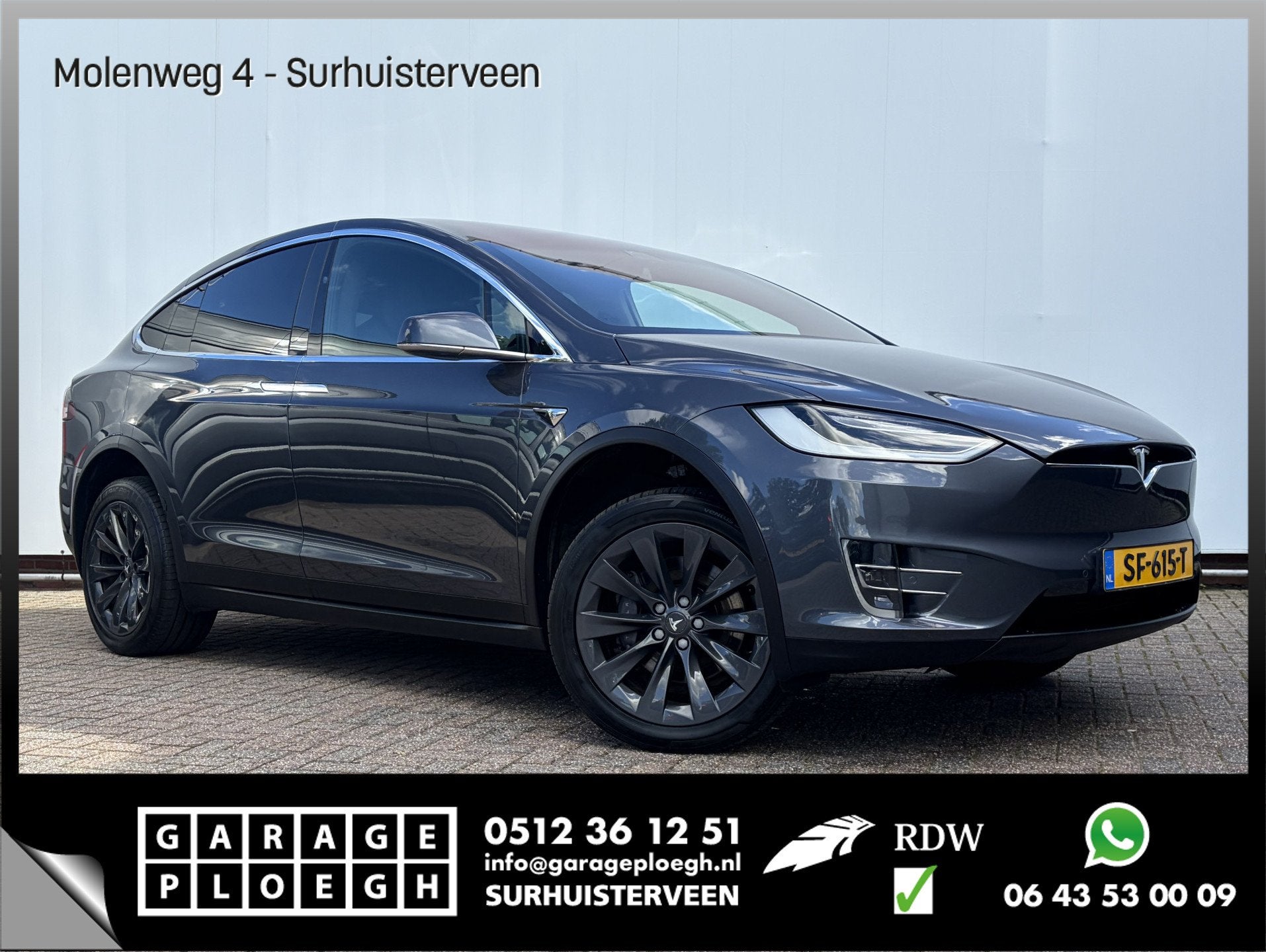 Tesla Model X 75D Pano Adapt.Cruise Incl.BTW Soh 86% Trekhaa, Auto's, Automaat, Model X, Gebruikt, 124 €/maand