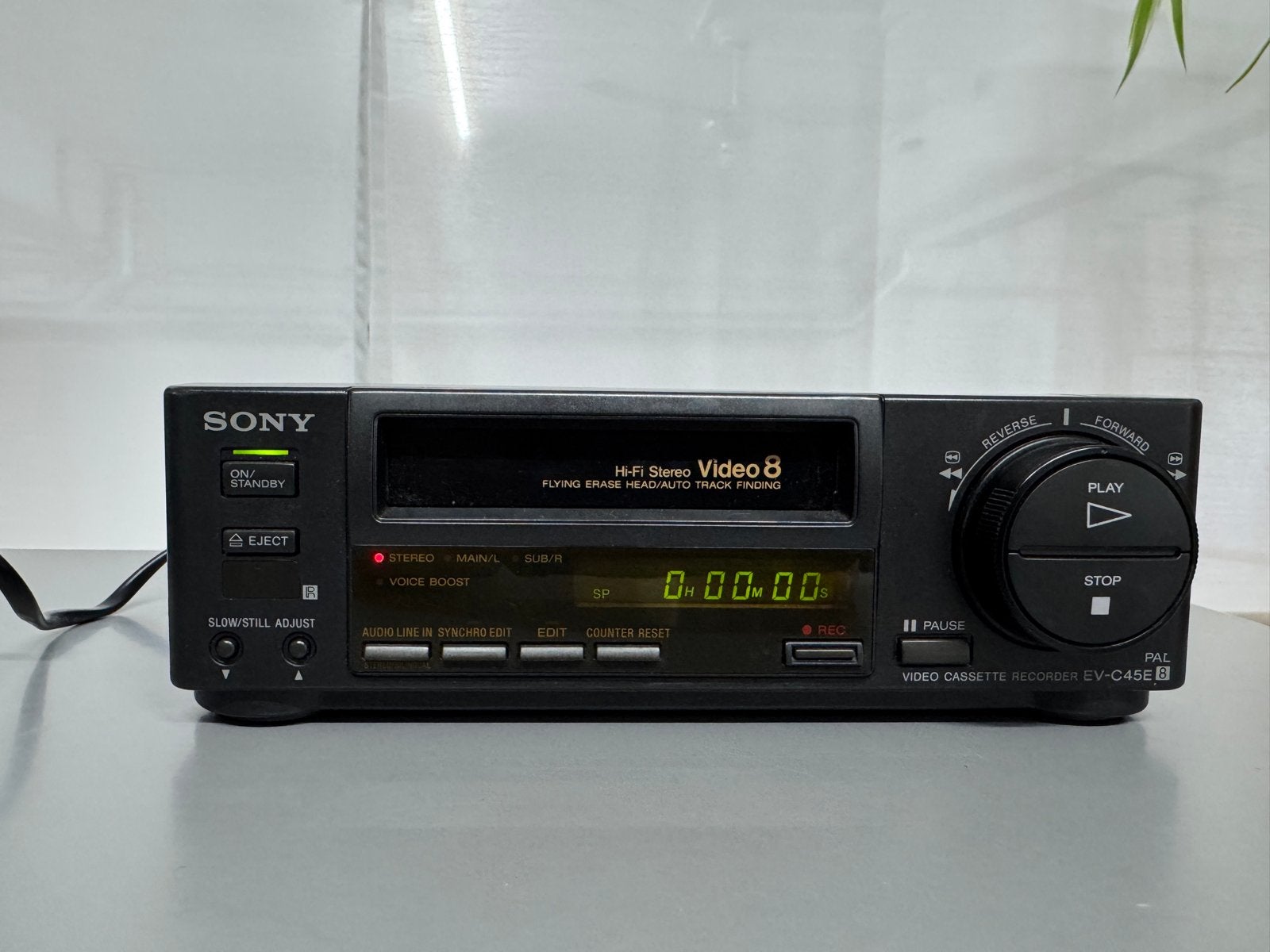 Sony EV-C45E Video 8 Cassette Recorder - Vintage Videorecord, Ophalen of Verzenden, Gebruikt, Overige typen