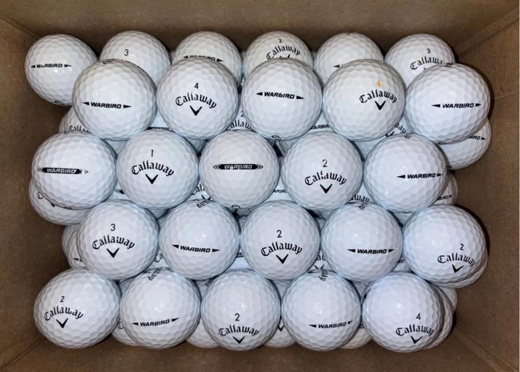 Callaway Warbird golfballen AAAA kwaliteit 50 stuks, Sport en Fitness, Golf, Ophalen of Verzenden, Zo goed als nieuw, Bal(len)