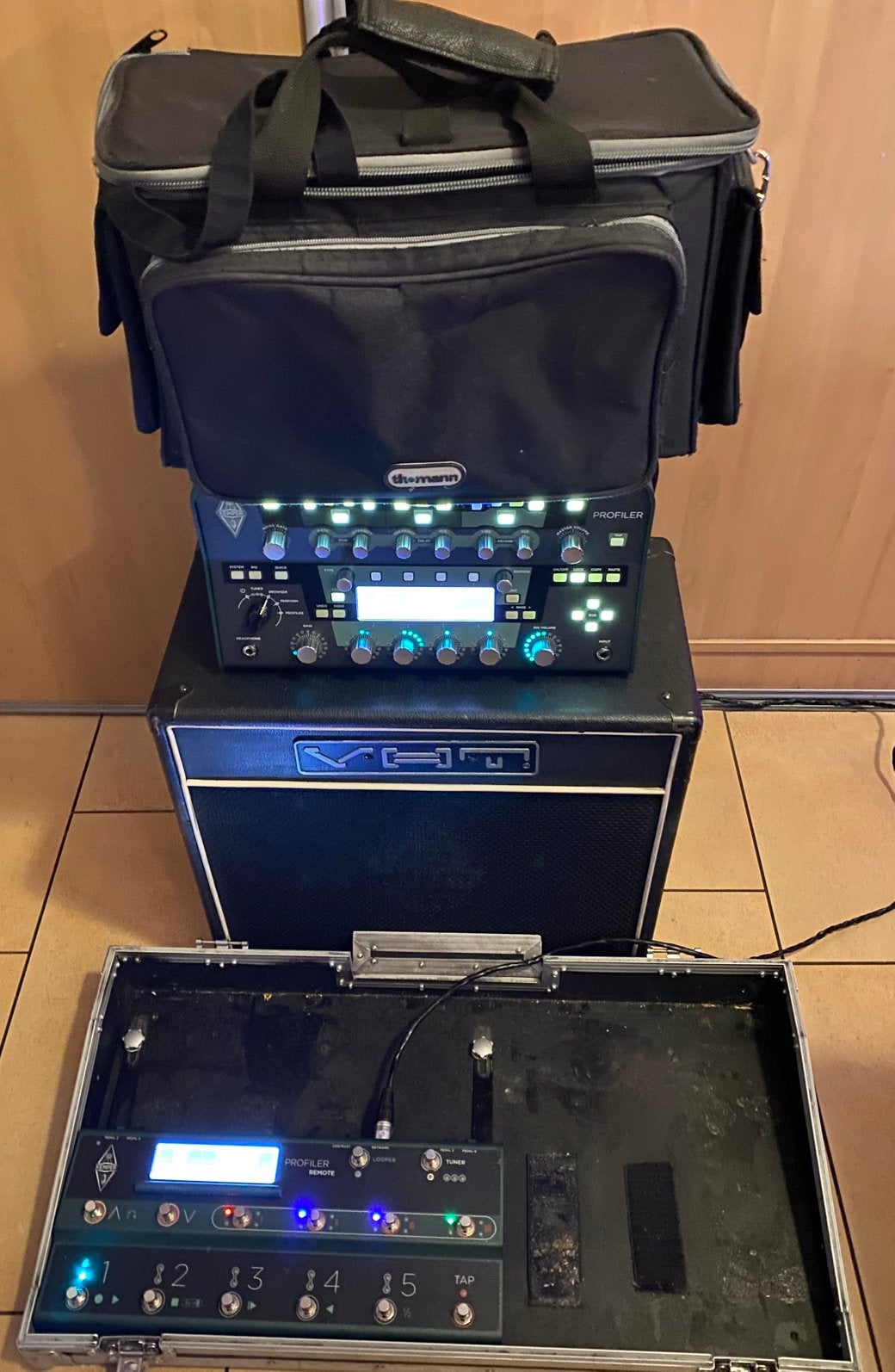 Kemper profiler amp (powered), compleet, Ophalen, Gebruikt, Gitaar, 100 watt of meer
