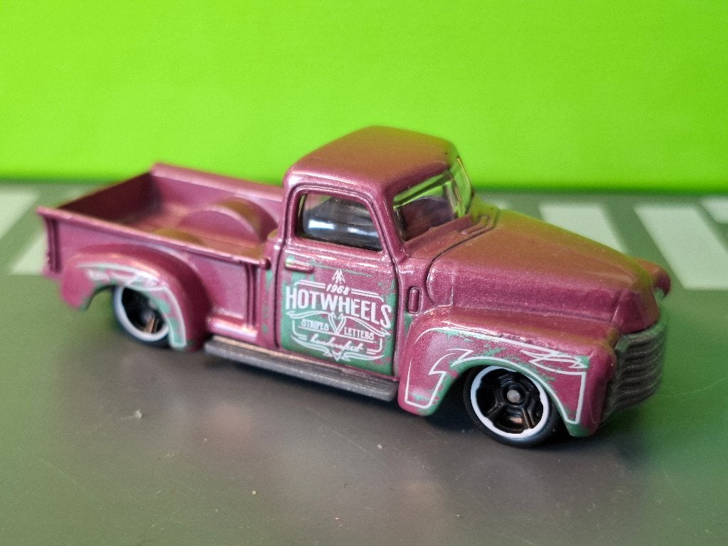 Hotwheels - 1952 Chevrolet Pickup Chevy Truck [paars] 1/64, Ophalen of Verzenden, Nieuw, Auto