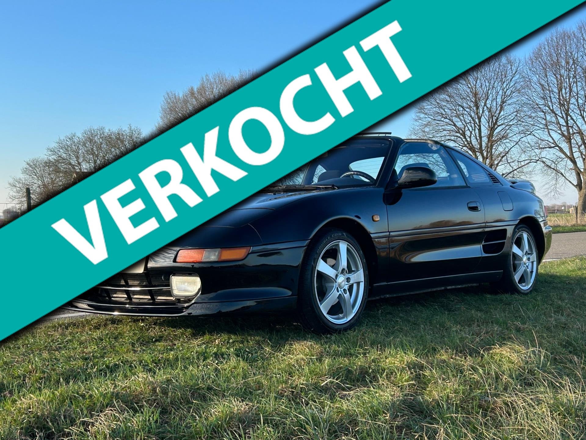 Toyota MR 2 2.0 GT-i TC 16, Auto's, 1998 cc, Gebruikt, MR2, Zwart