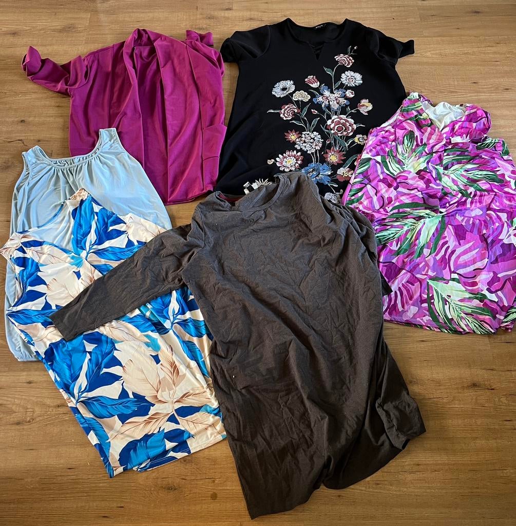 10 Stuks Dameskleding 52 54 XXL XXXL Partij Grote Maten, Kleding | Dames, Grote Maten, Ophalen of Verzenden, Gedragen, Overige typen