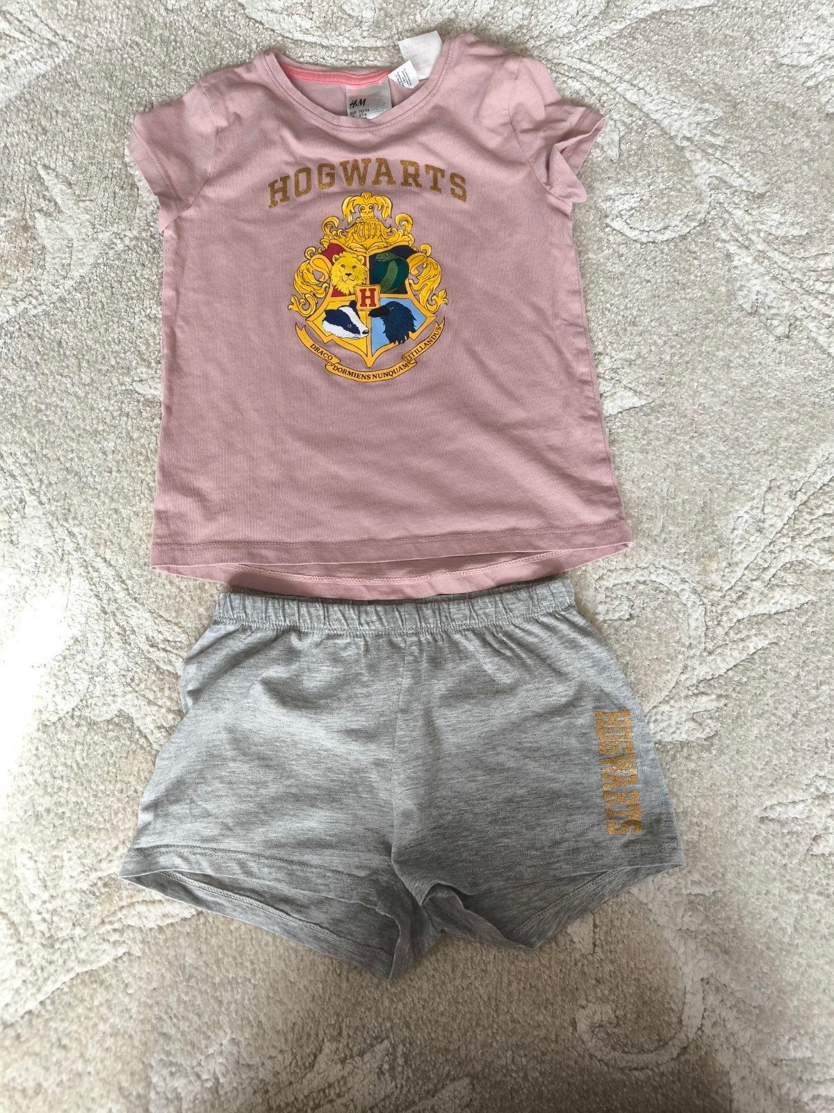 H&M Harry Potter Pyjama Set Maat 110/116, Nacht- of Onderkleding, Meisje, H&M, Ophalen of Verzenden