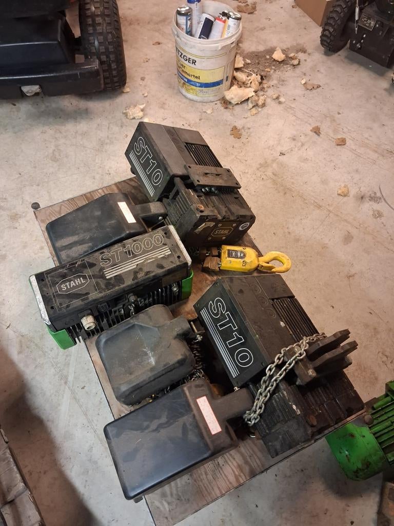 Stahl st10 ketting takels 4 stuks 1000kg, Ophalen